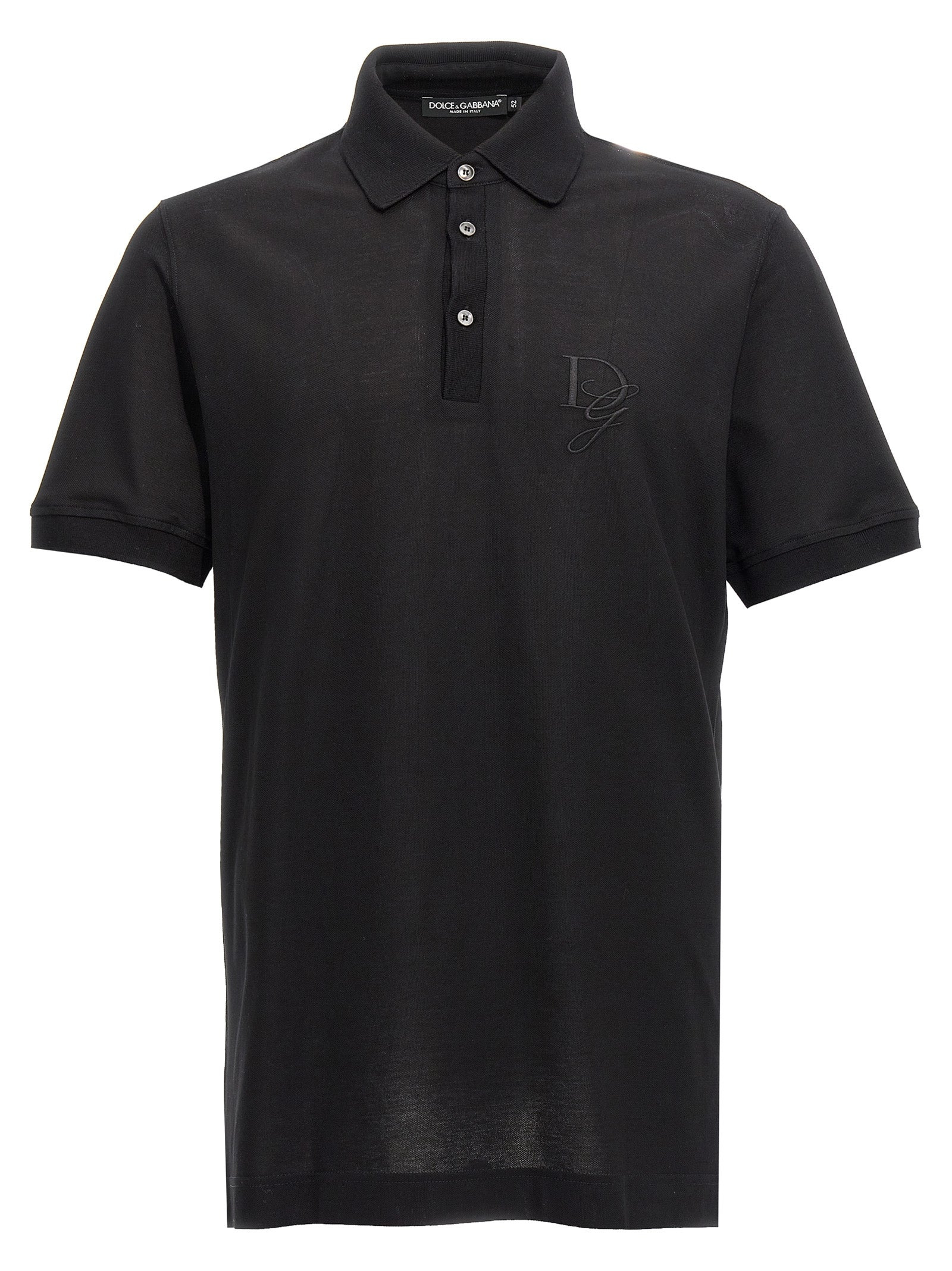 Dolce & Gabbana Men Logo Embroidery Polo Shirt - 1