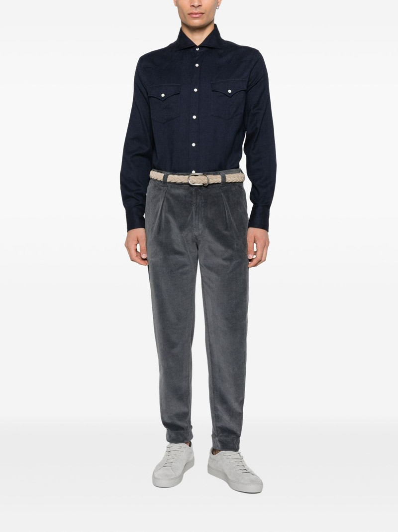 Brunello Cucinelli breast-pocket shirt outlook