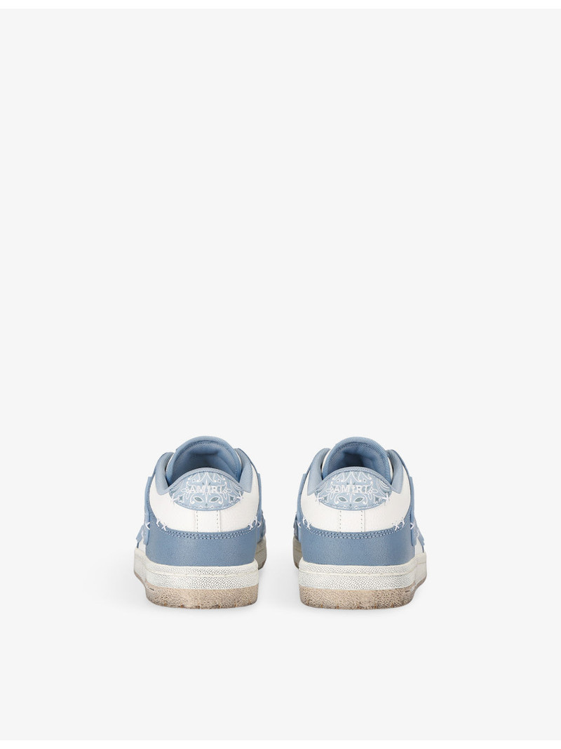 AMIRI Bandana Skel Leather Trainers outlook