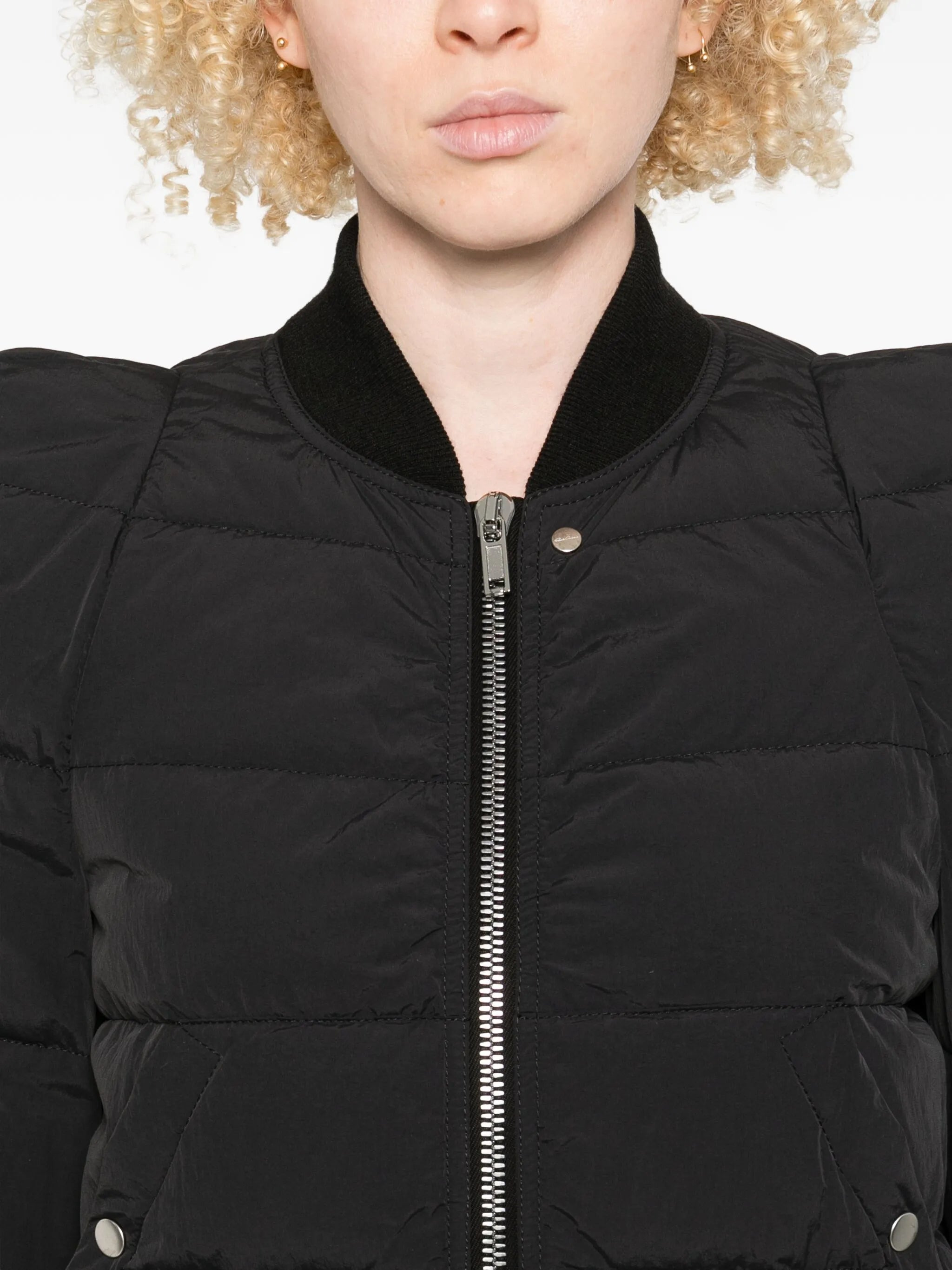 quilted zip-up puffer jacket - 5