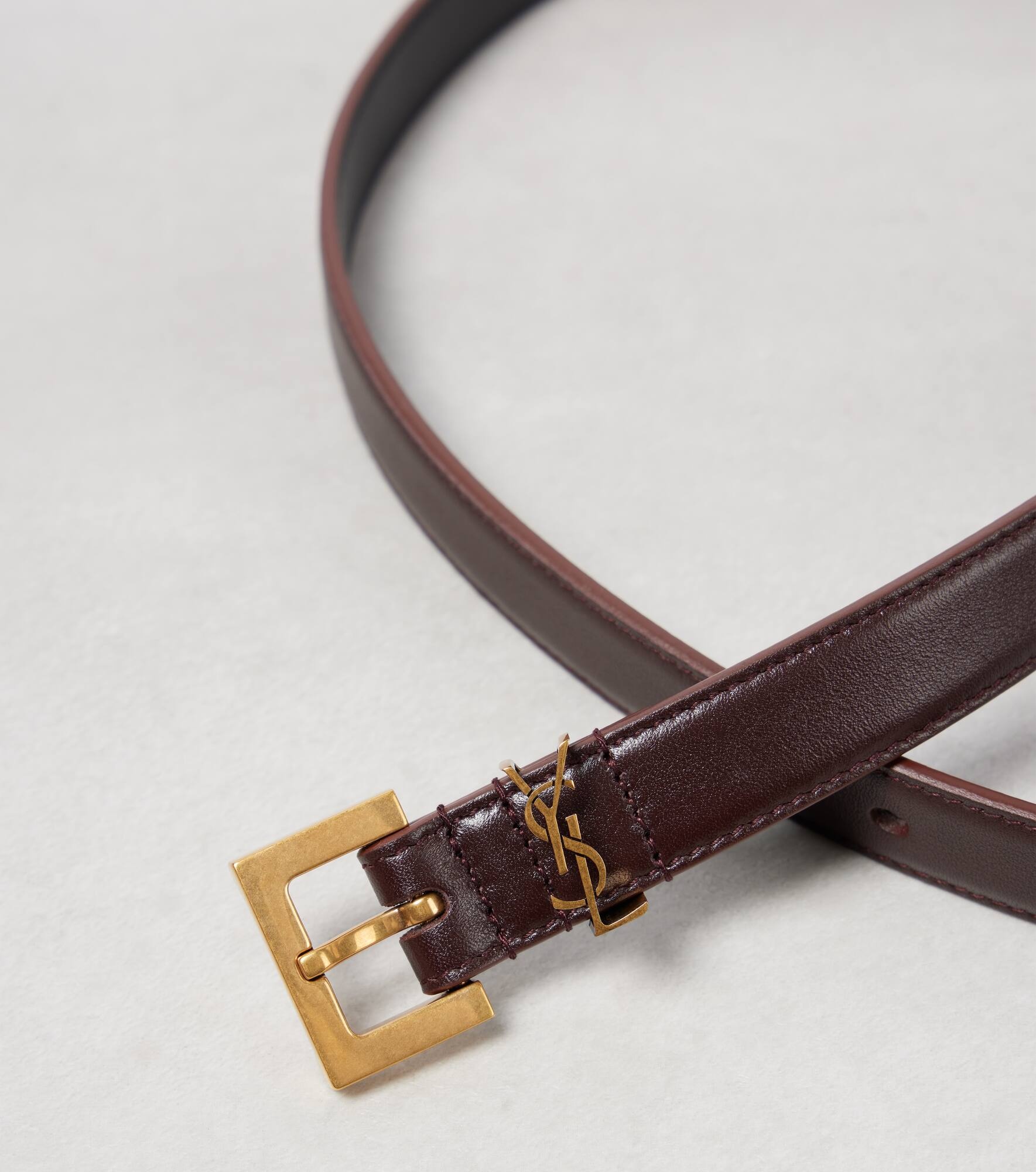 Cassandre slim leather belt - 3