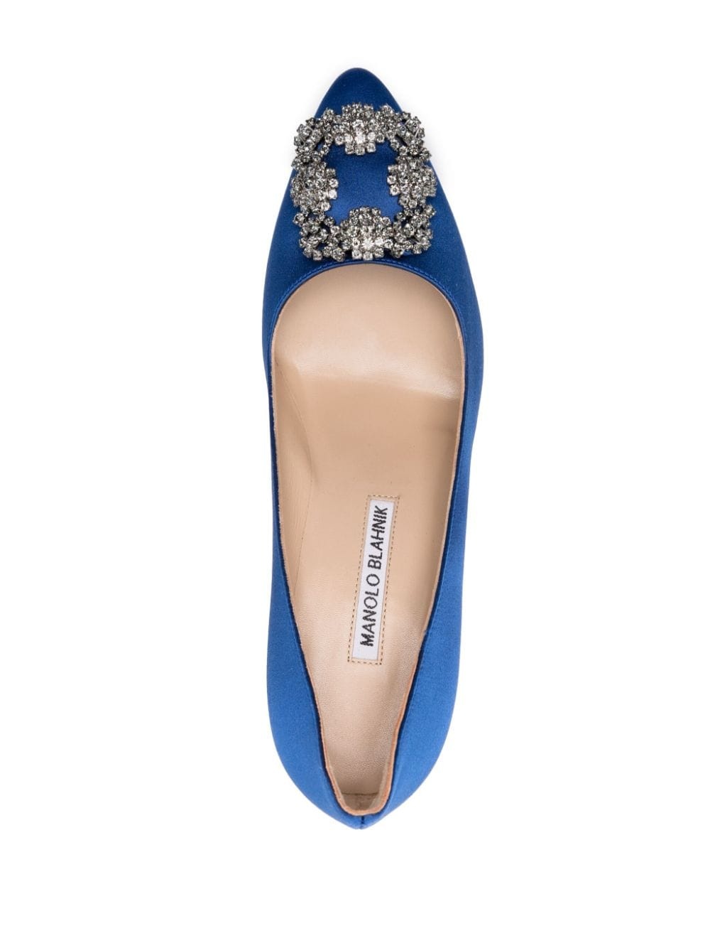 Hangisi 90mm satin pumps - 4
