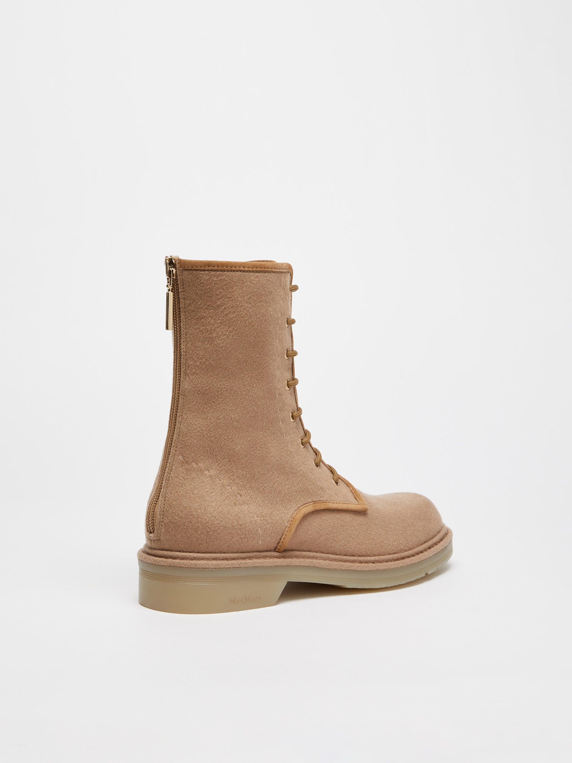 BAKERZIP Cashmere combat boots - 3