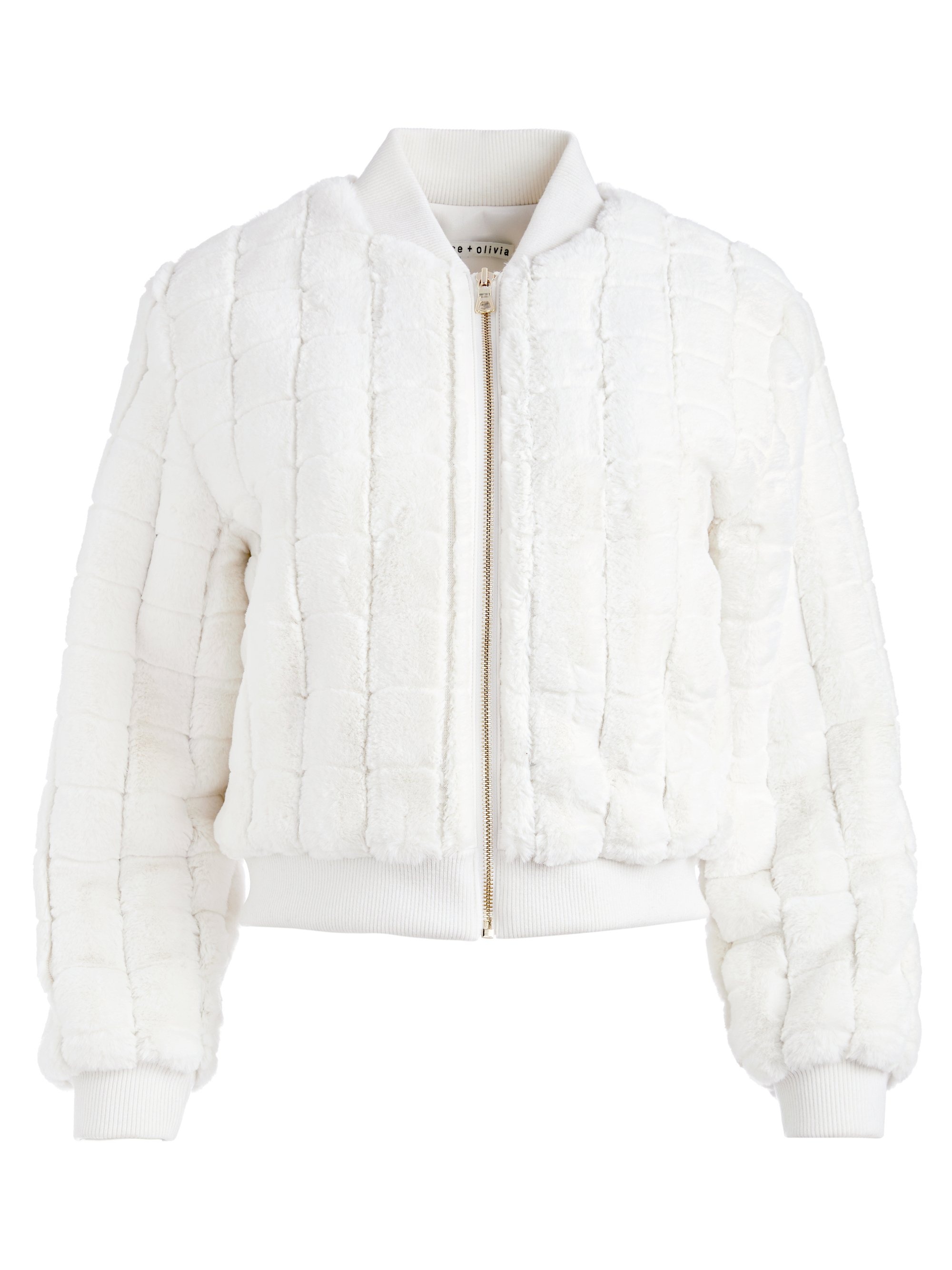 LATANYA FAUX FUR VARSITY JACKET - 2