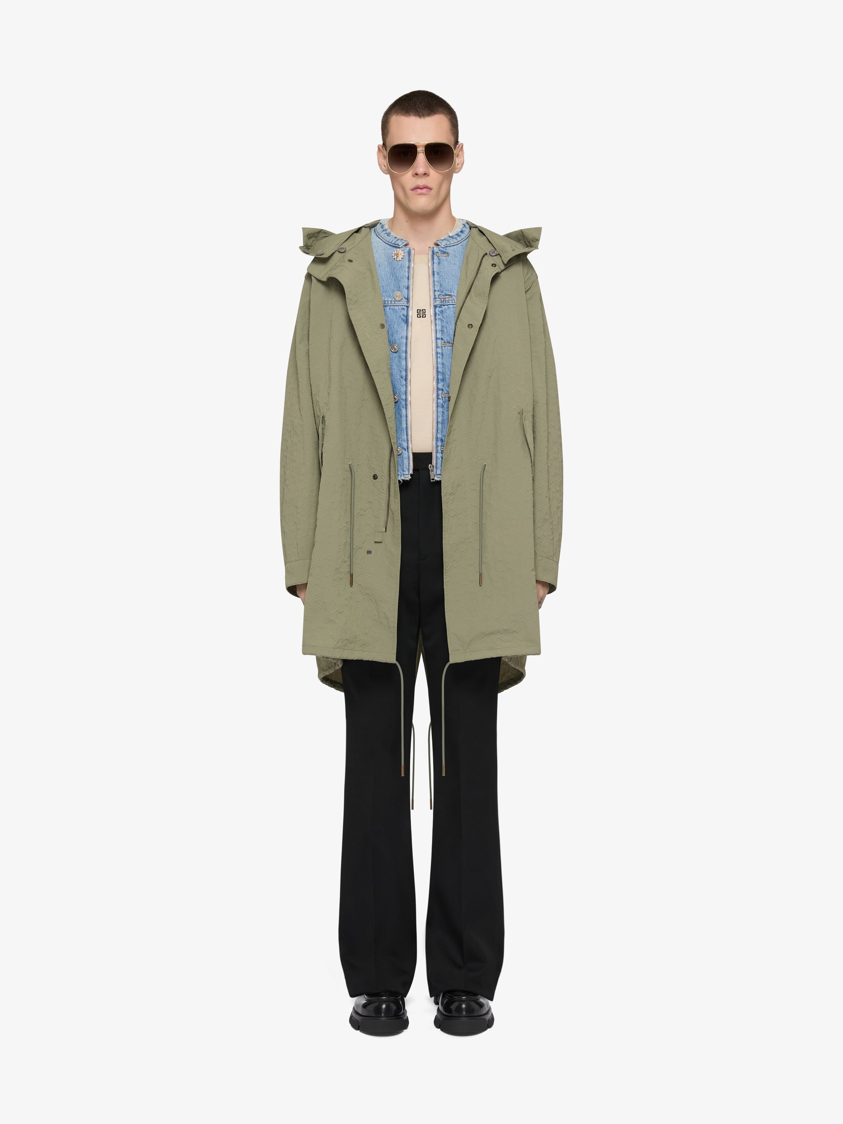 PARKA IN TEXTURED MONOGRAM 72 - 2