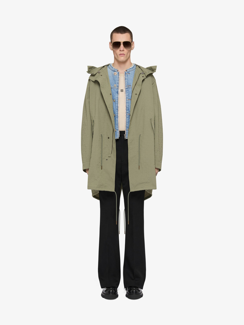 Givenchy PARKA IN TEXTURED MONOGRAM 72 outlook