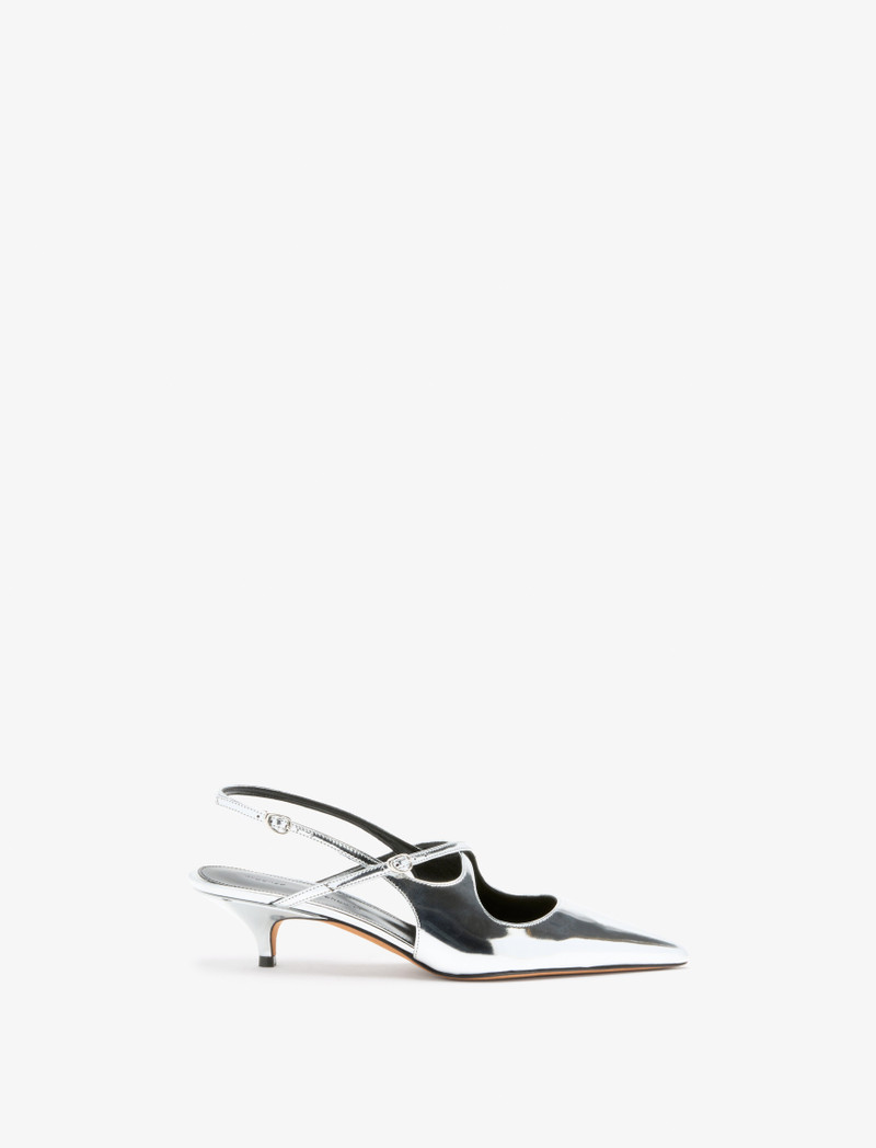 Slash Crossover Slingback Pumps - 1
