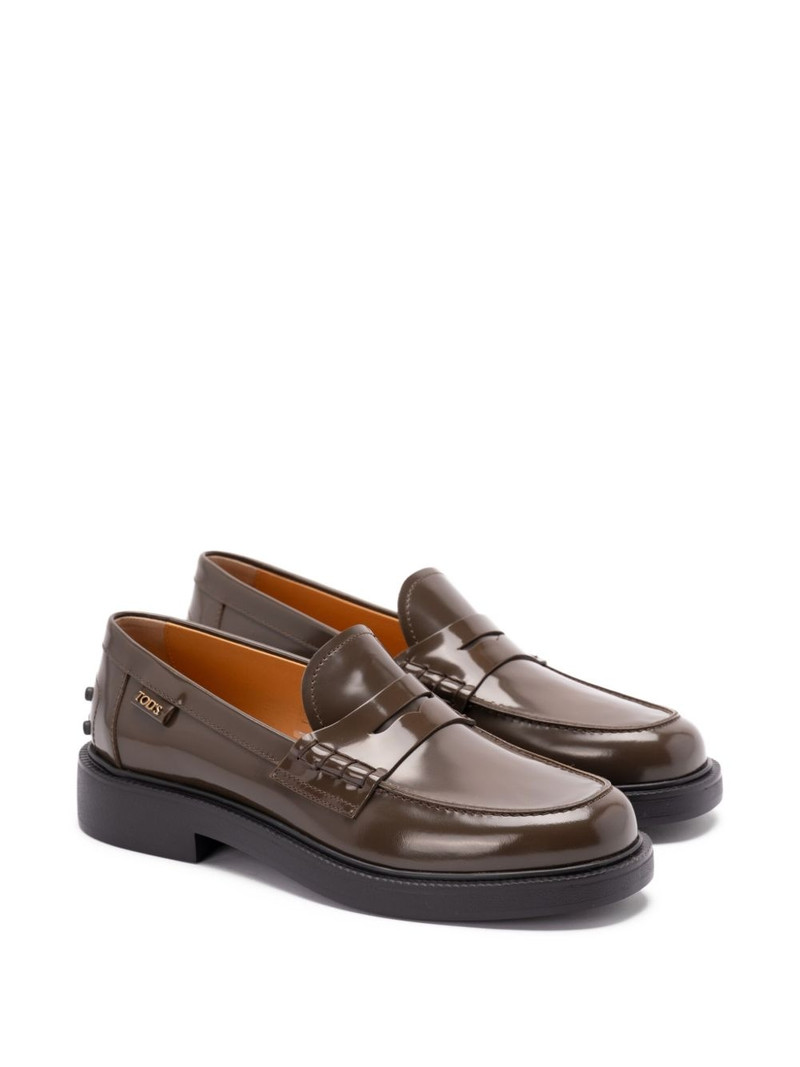 Tod's penny leather loafers outlook