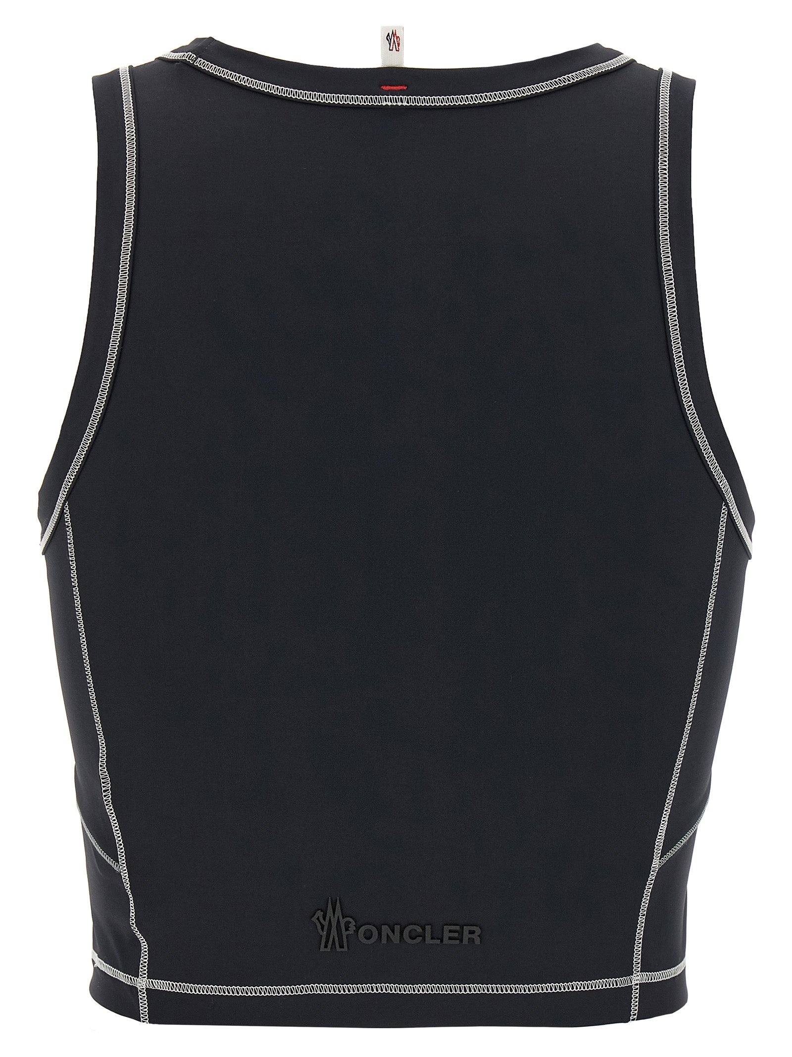 Logo Patch Sporty Top Tops Black - 2