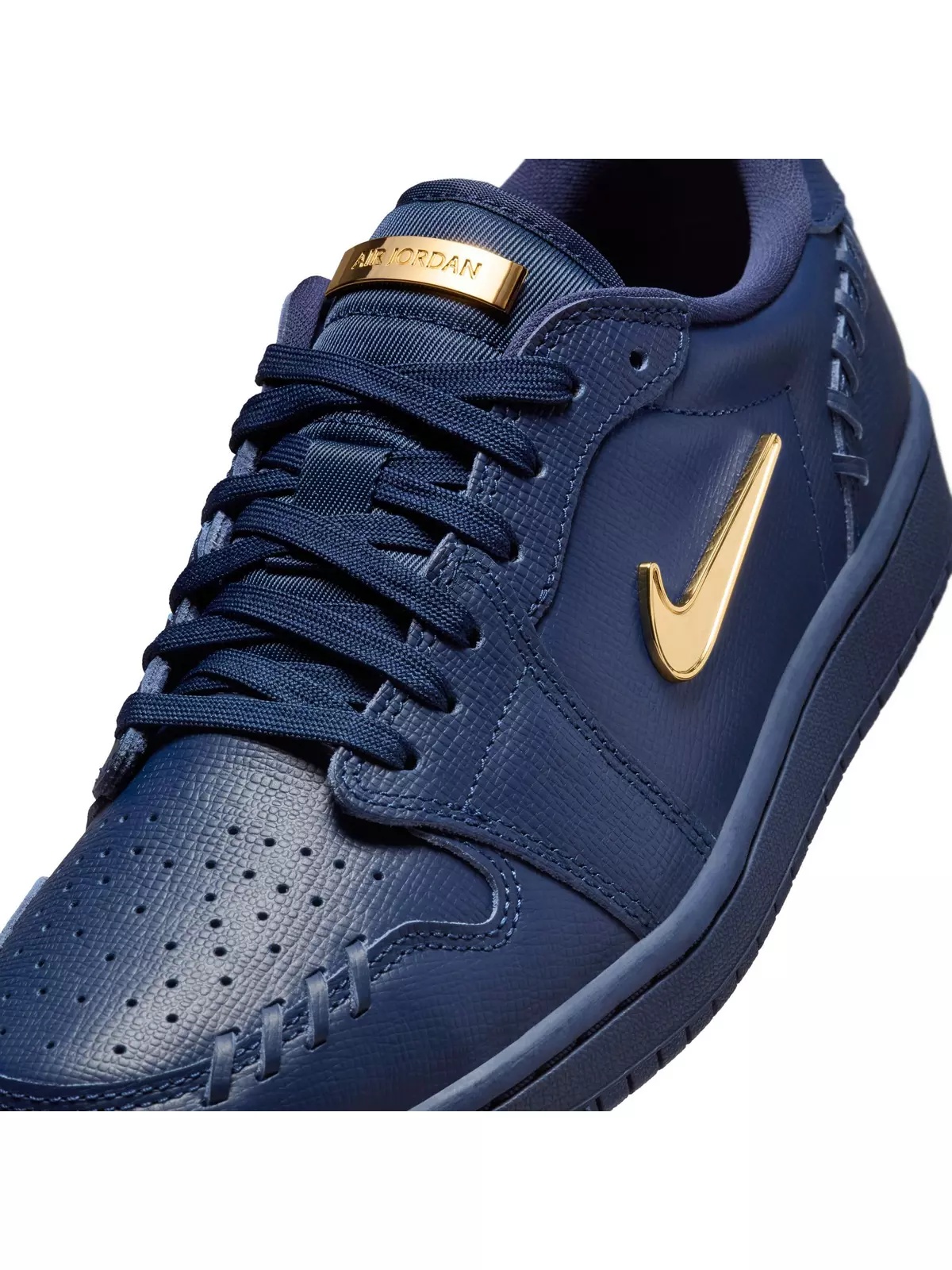 1 Low Method of Make "Midnight Navy/Metallic Gold" Women's Shoe - 10
