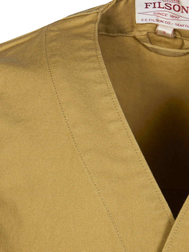 Filson Button Pocket Cotton Gilet 3
