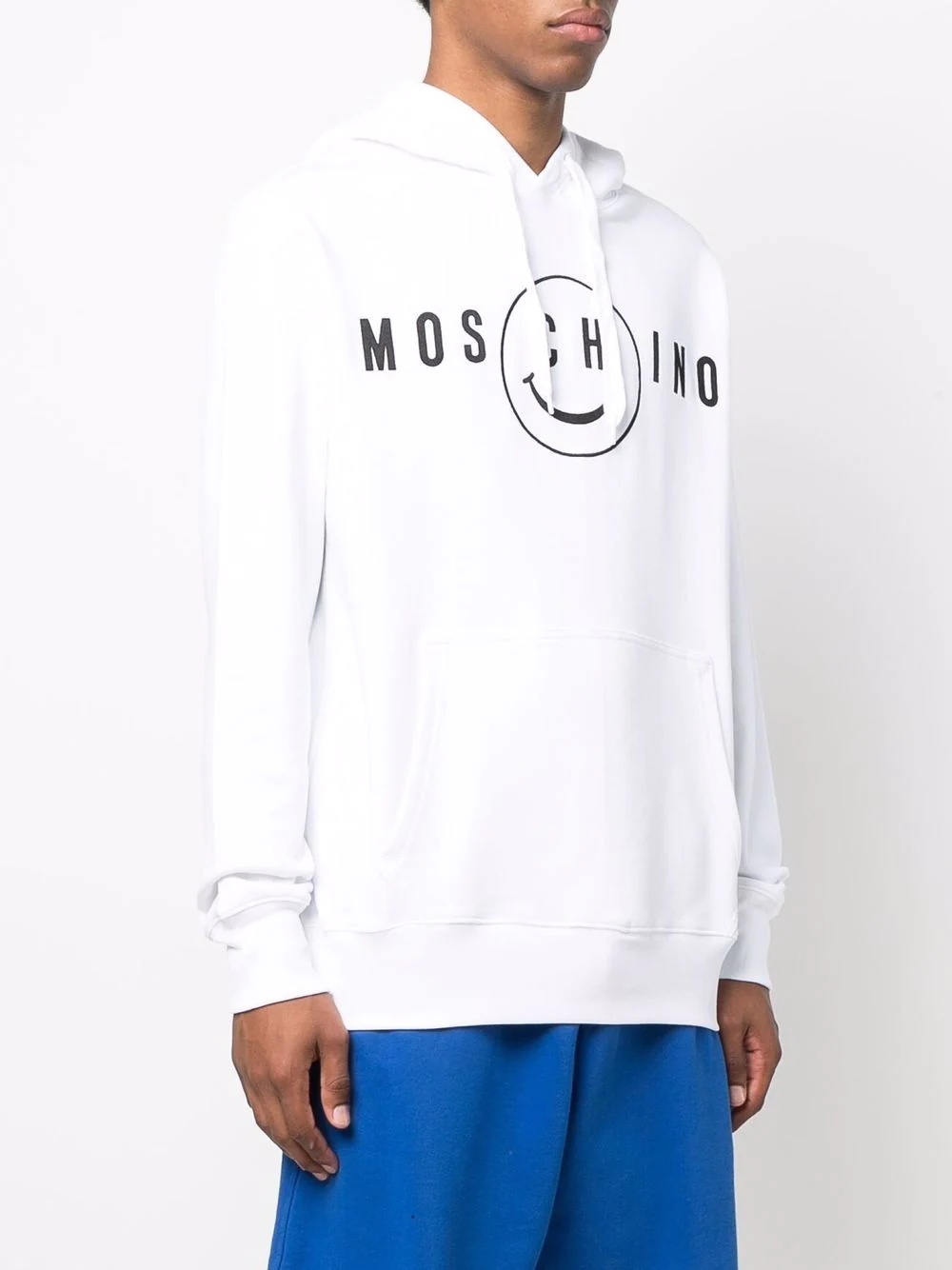 logo-print organic-cotton hoodie - 3