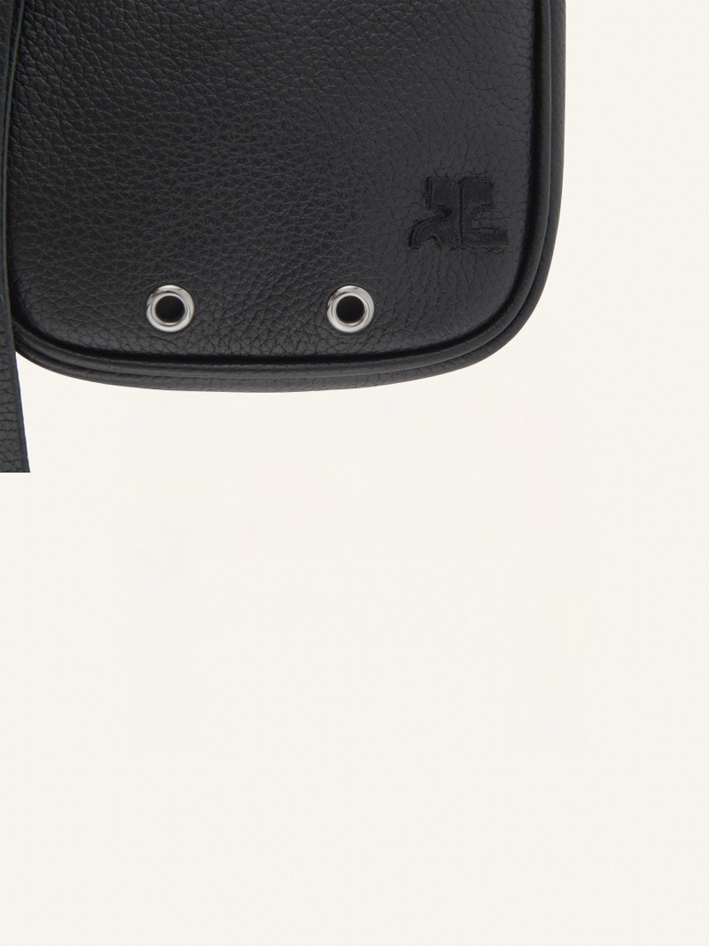 CANVAS 01 GRAINED LEATHER CROSS BODY BAG 4