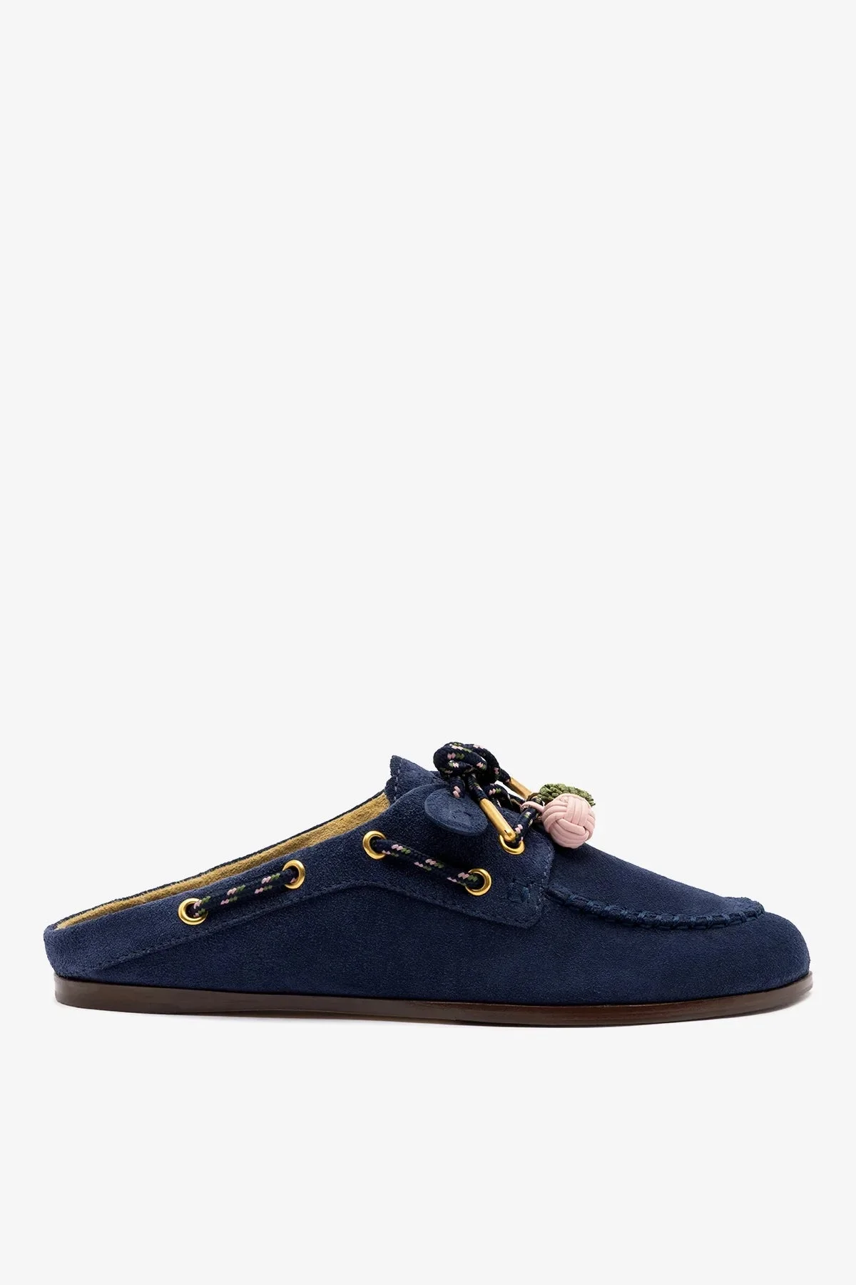 Cyprus Mule Indigo Suede - 1