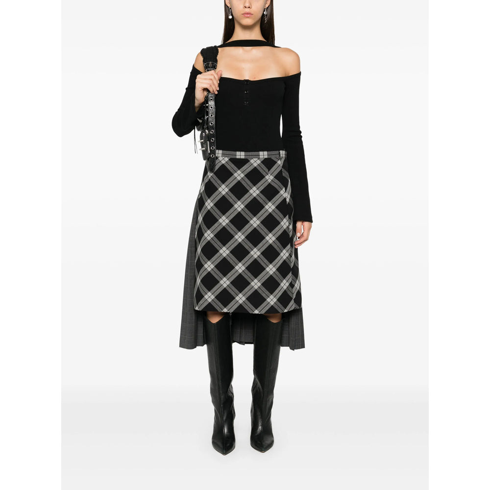 Balenciaga Grey Skirts - Pleated Skirts Women - 3