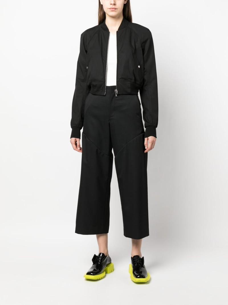 Rick Owens cropped bomber jacket outlook