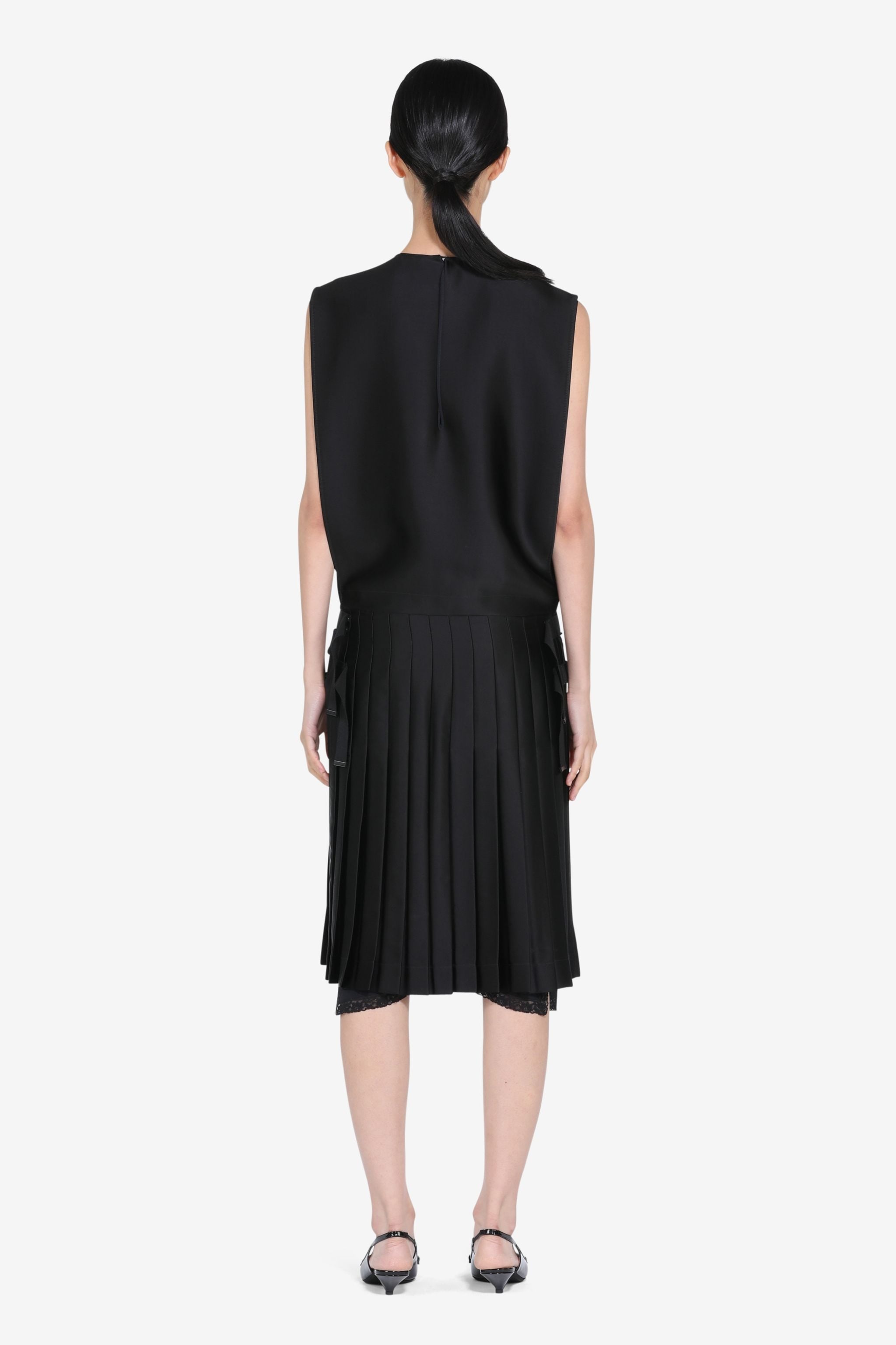 PLEATED MIDI DRESS - 2