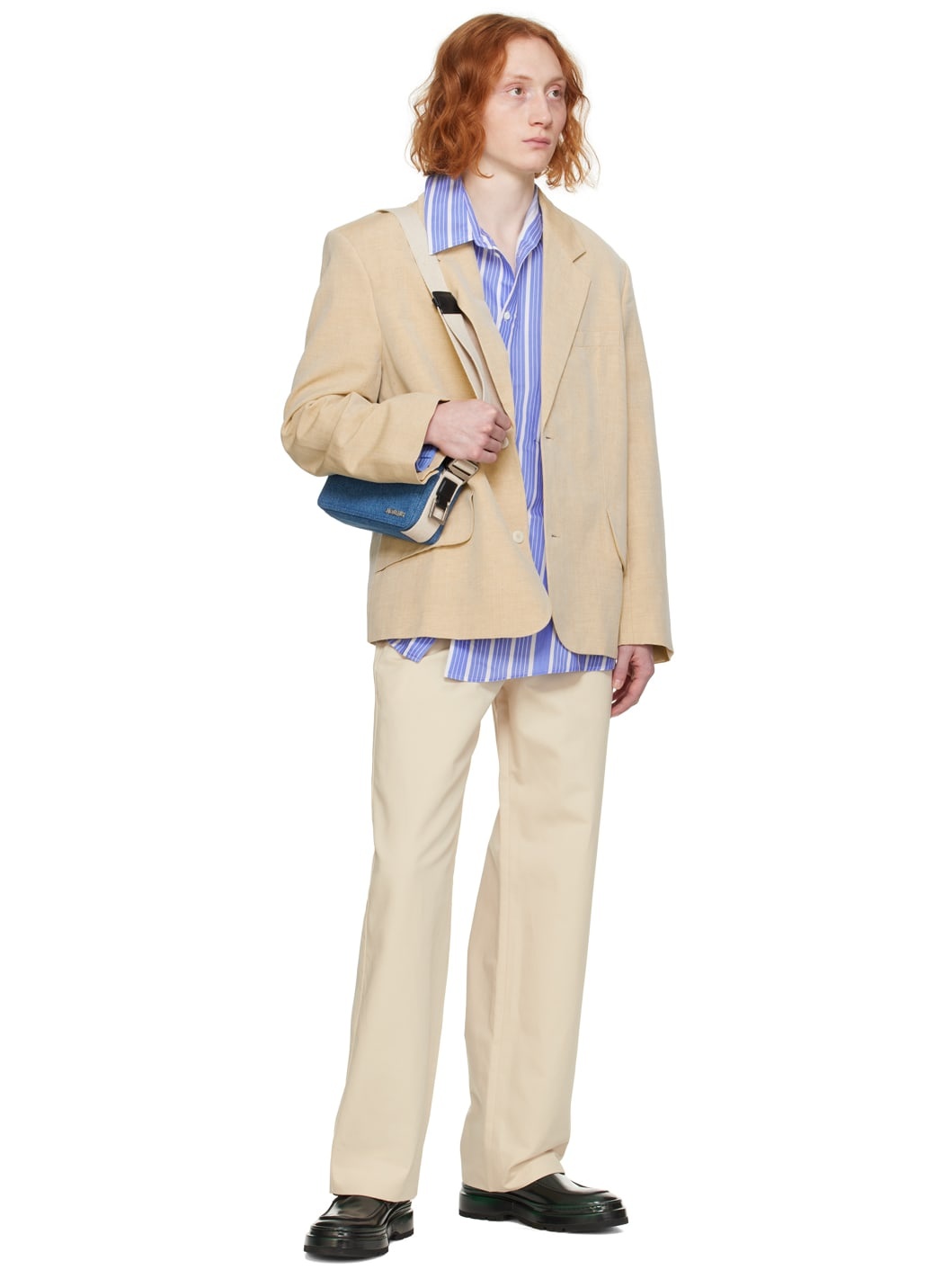 Beige Les Sculptures 'La veste Titolo' Blazer - 4