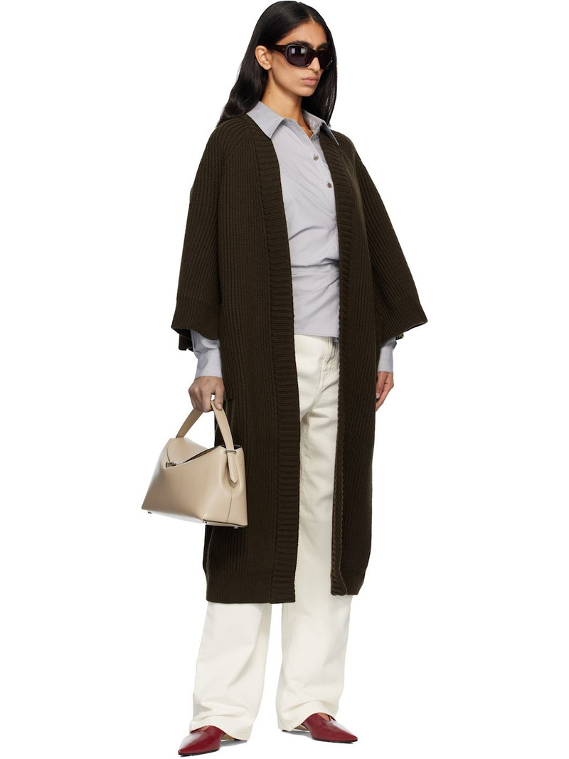 Max Mara Khaki Atollo Cardigan outlook