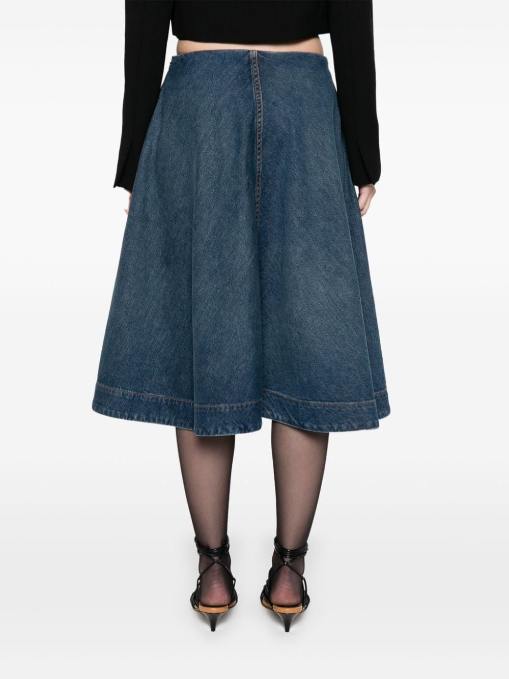 Renta denim skirt - 4