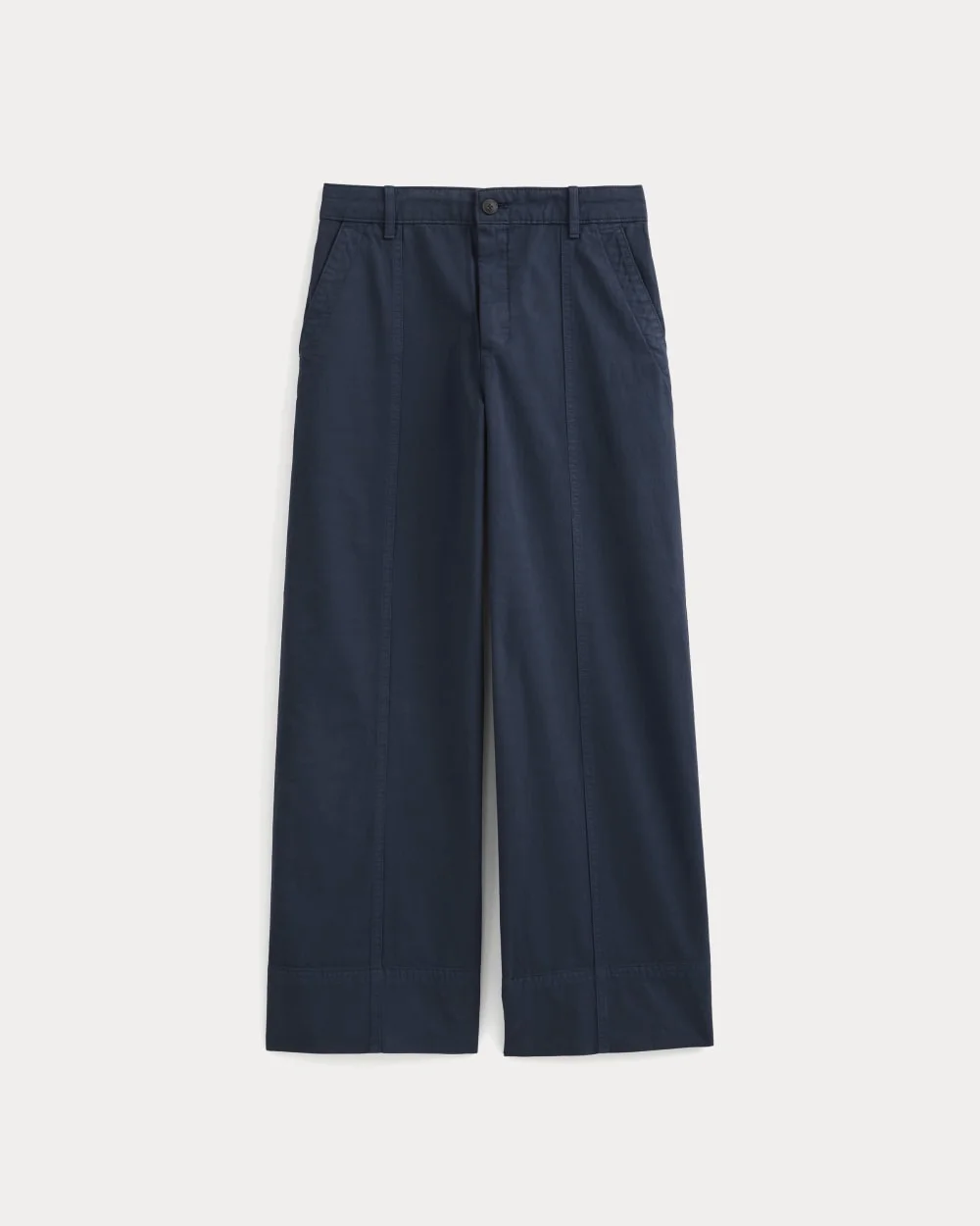 SEAMED WIDE-LEG PANT - 1