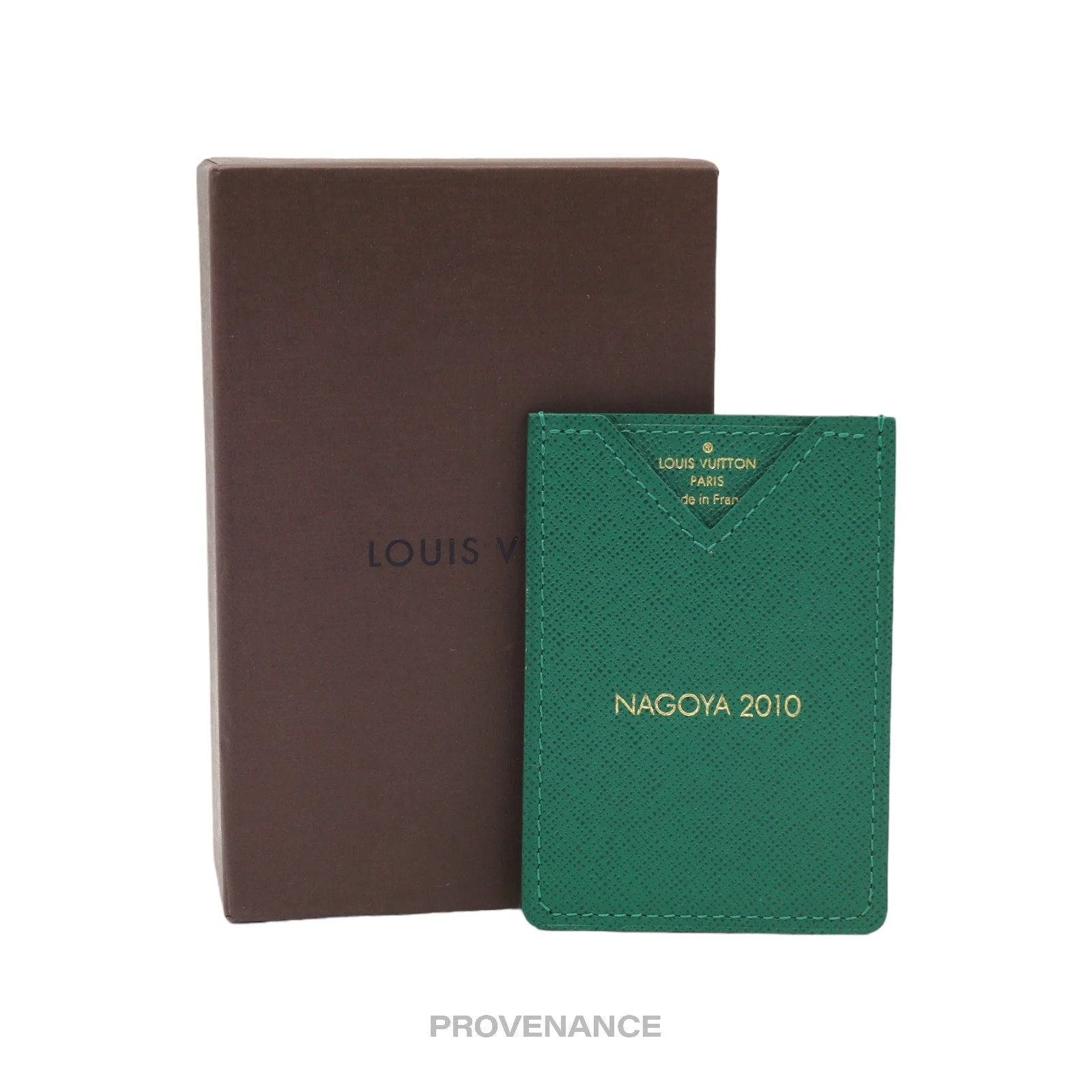 Louis Vuitton Nagoya 2010 Card Wallet - Green Taiga - 1