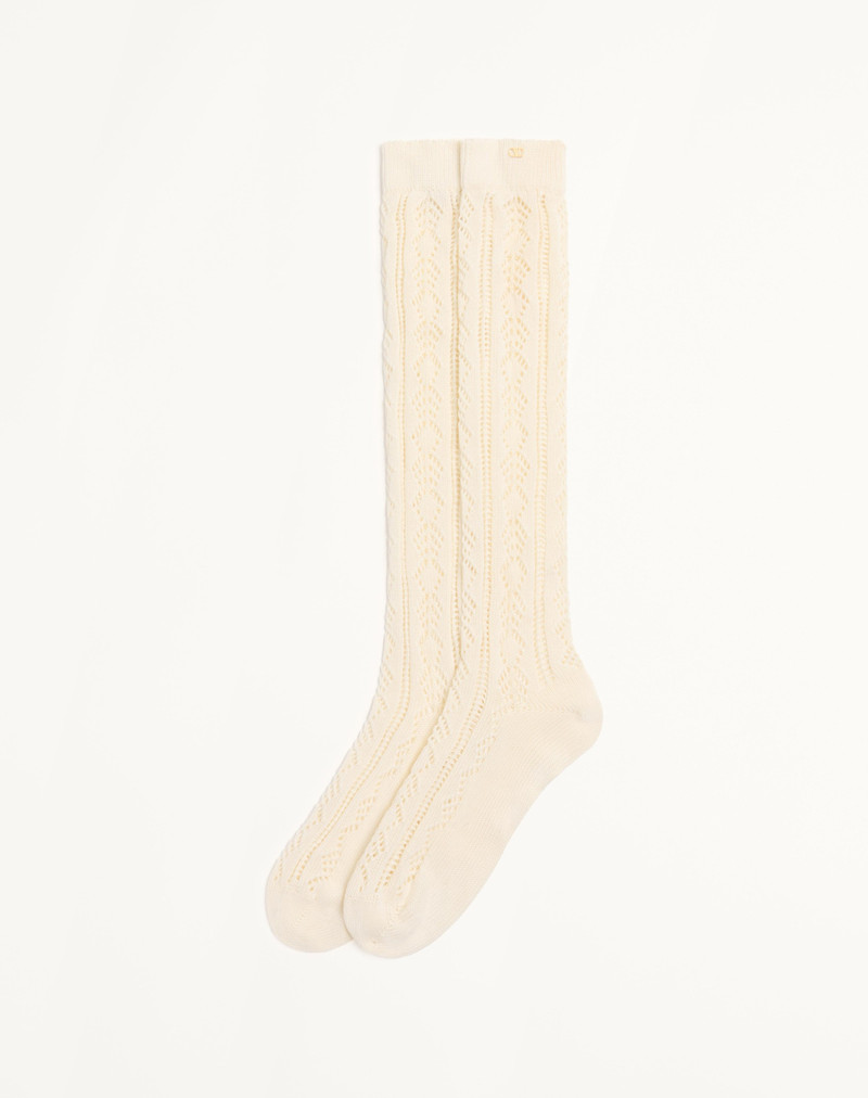 Valentino VLogo mohair-blend socks outlook