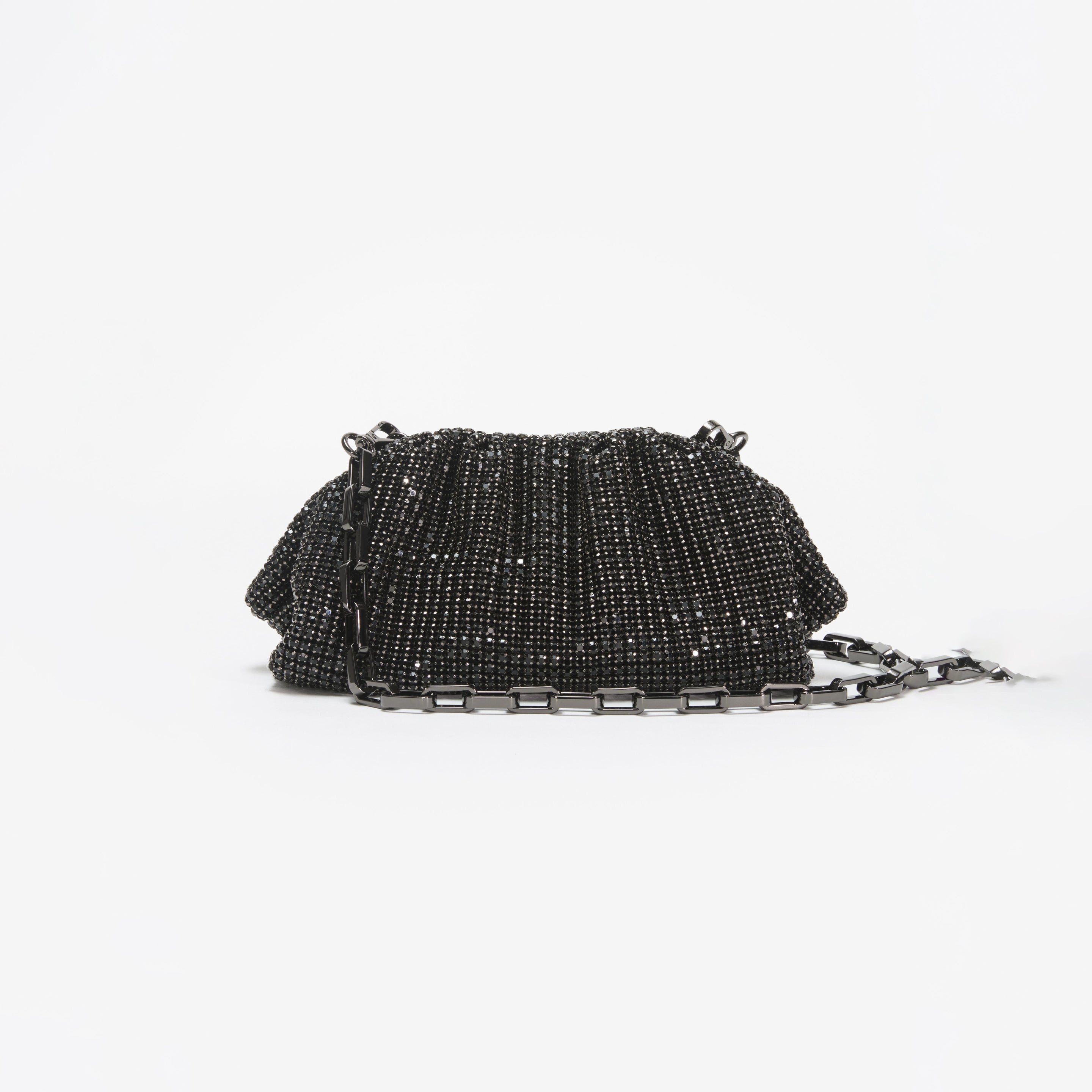 Black Diamante Pouch - 4