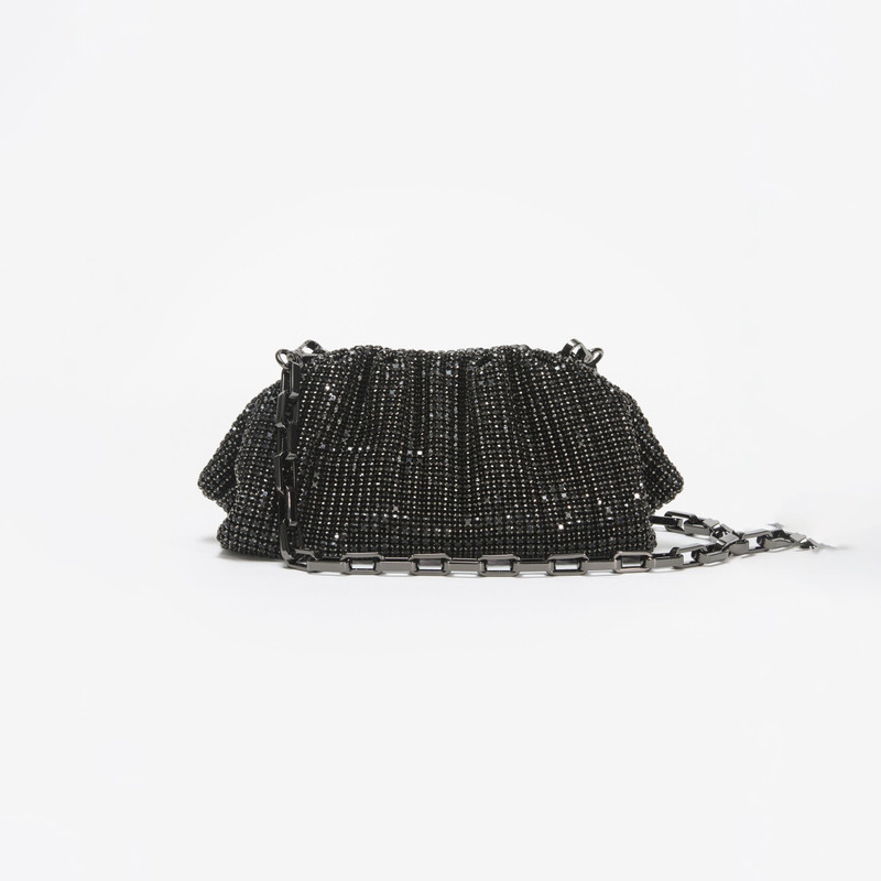 Black Diamante Pouch 4