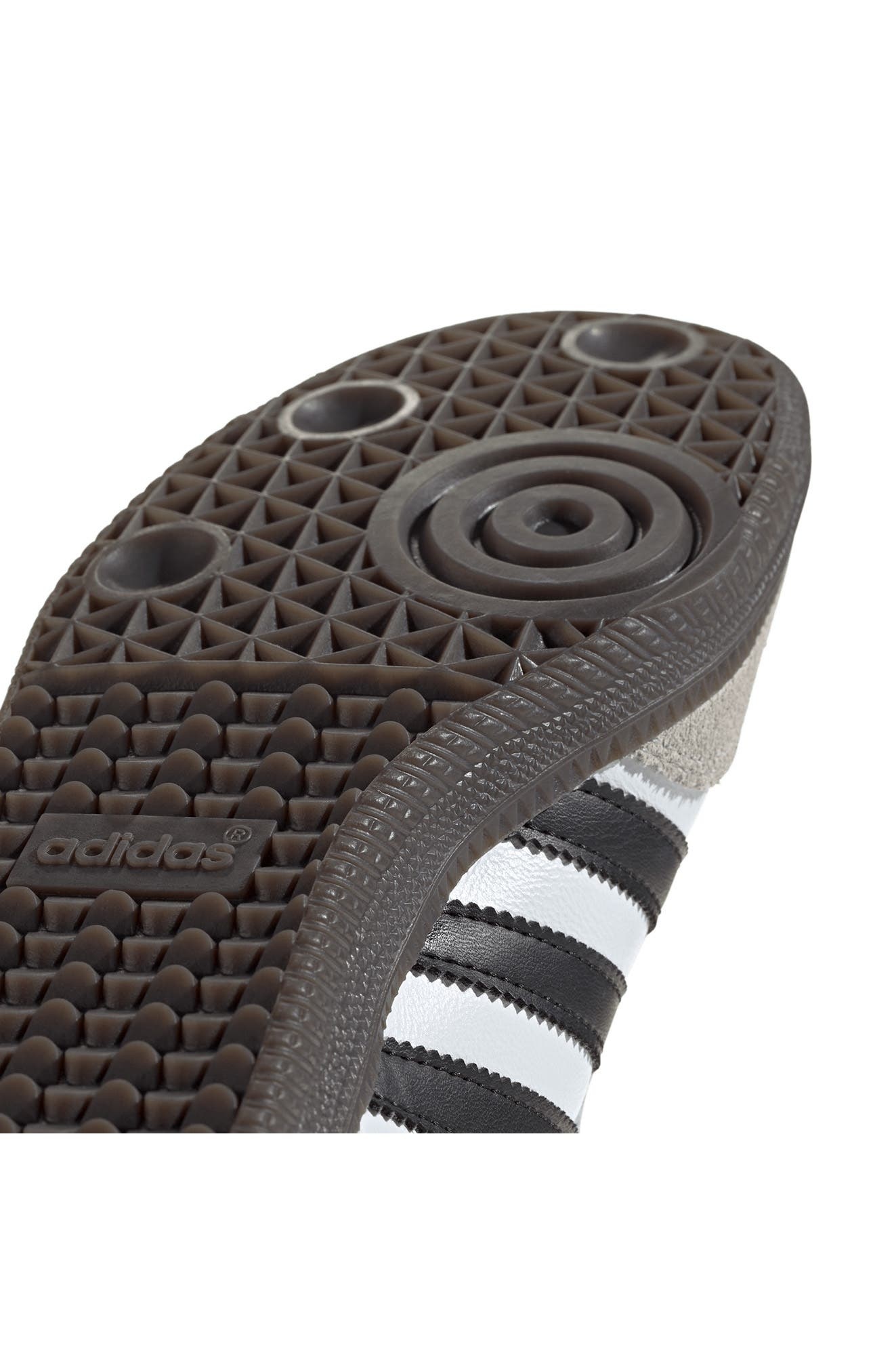 adidas Samba OG Sneaker in White/Black/Clear Granite at Nordstrom - 7