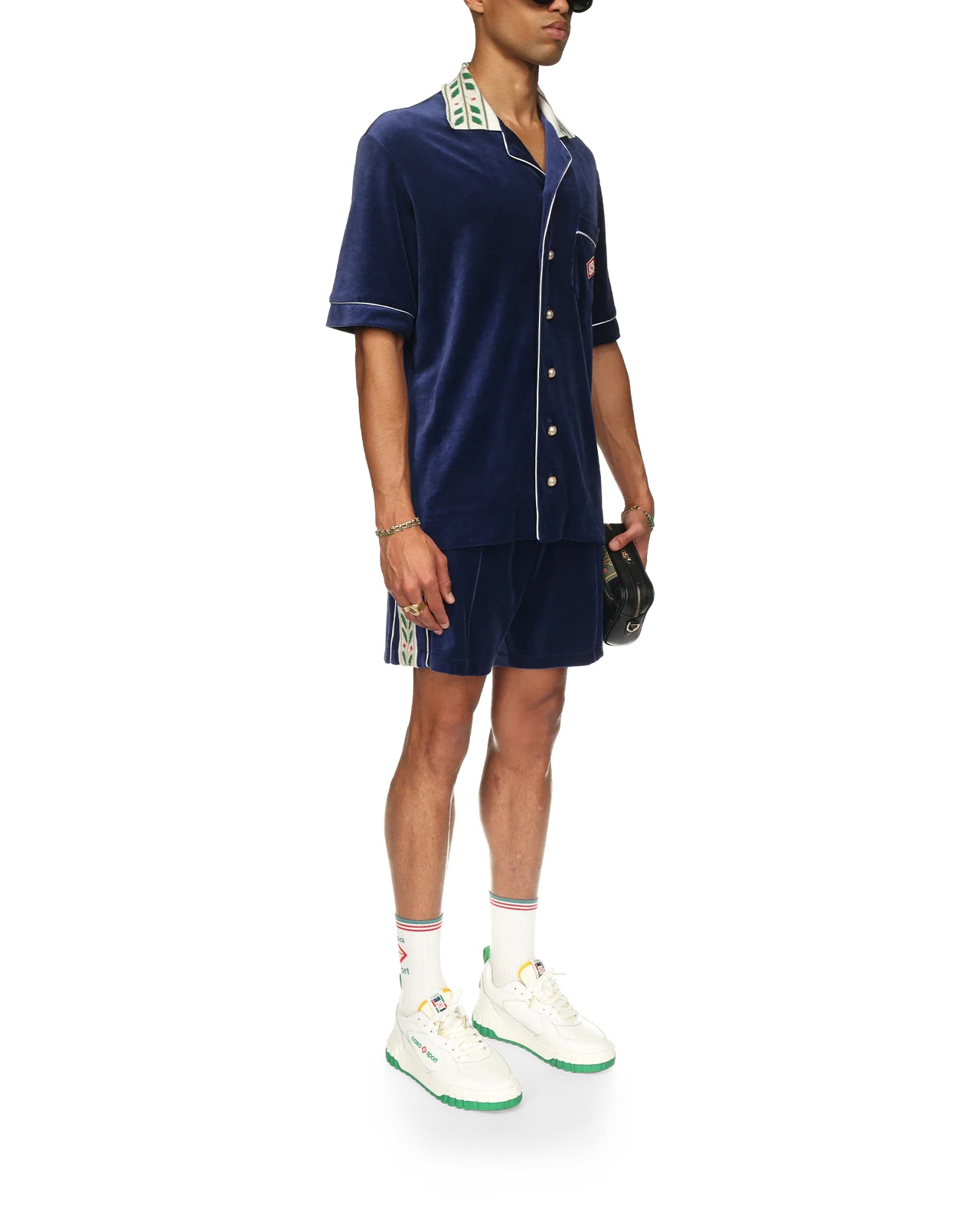Velour Laurel Shirt | Casablanca Paris - 5