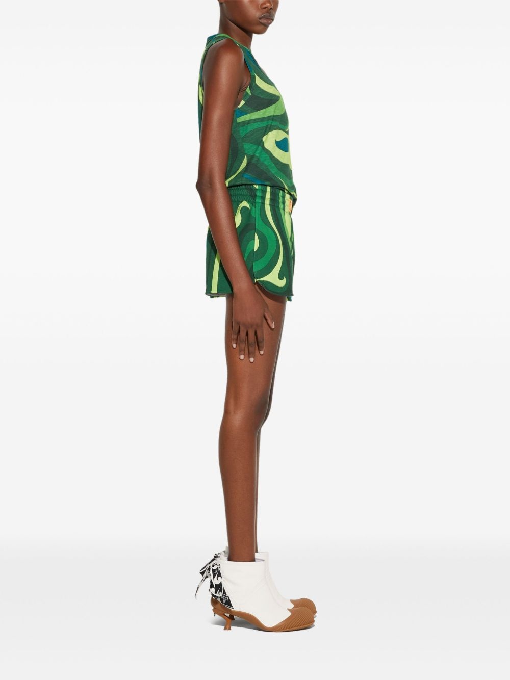 Marmo-print shorts - 2