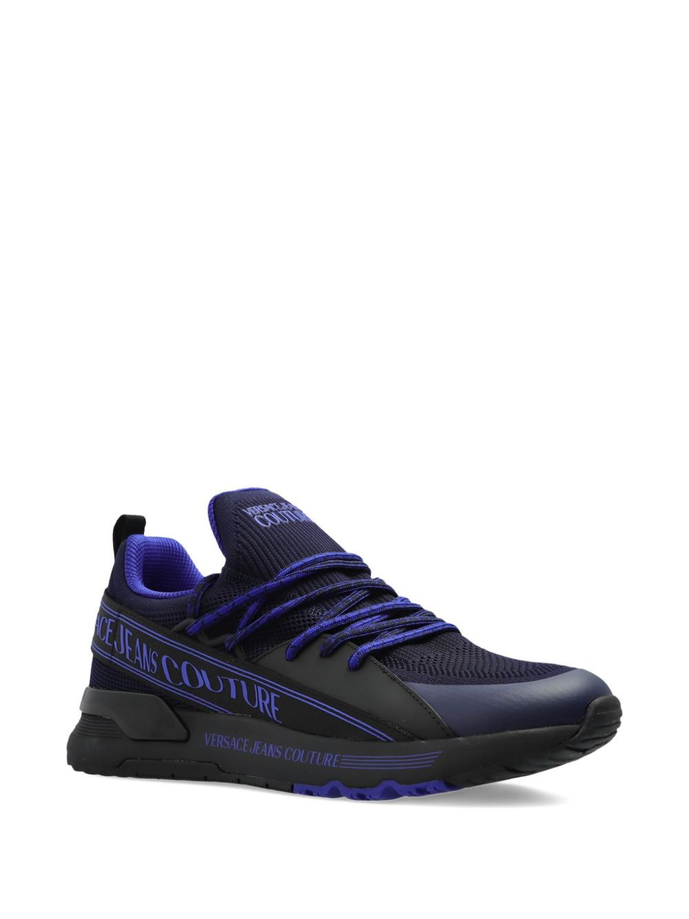 logo-detail lace-up sneakers - 2