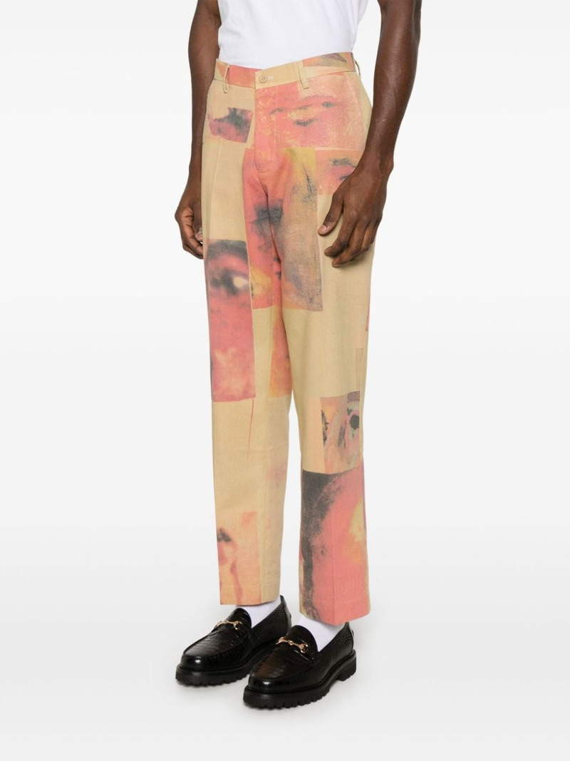 Collage Faces trousers 3