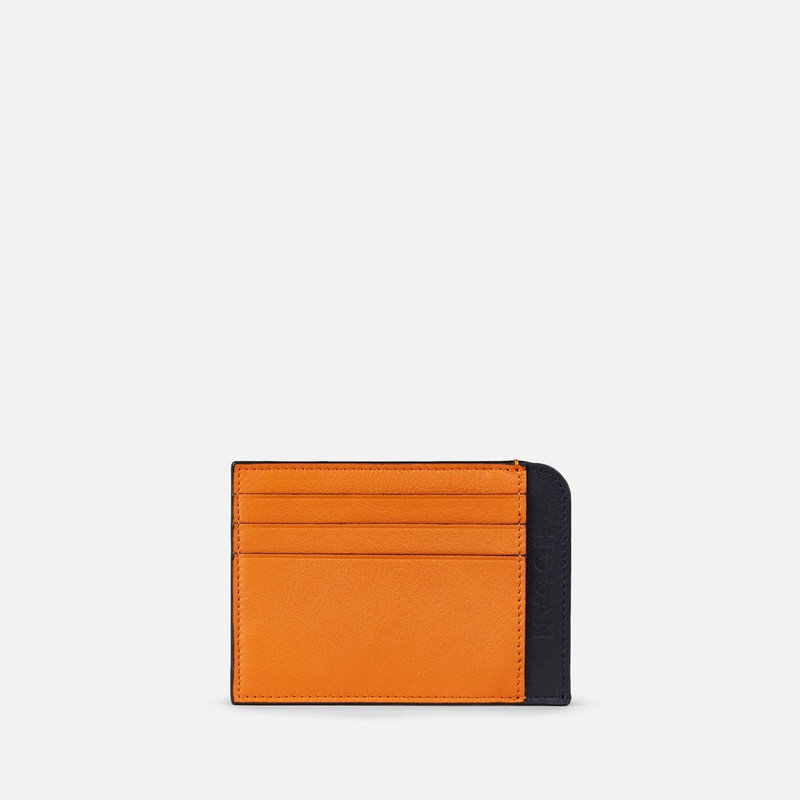 Credit Card Holder Blue Orange 1
