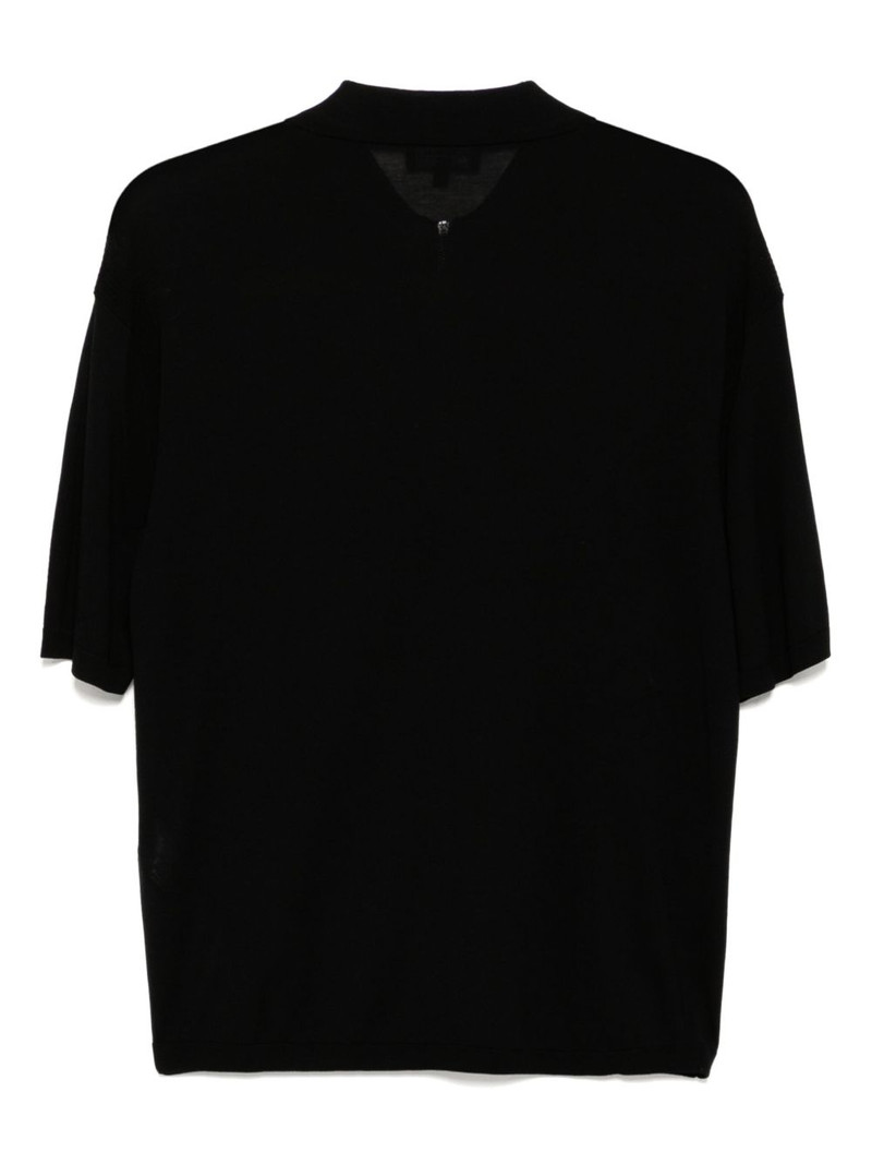 EMPORIO ARMANI knitted polo shirt outlook