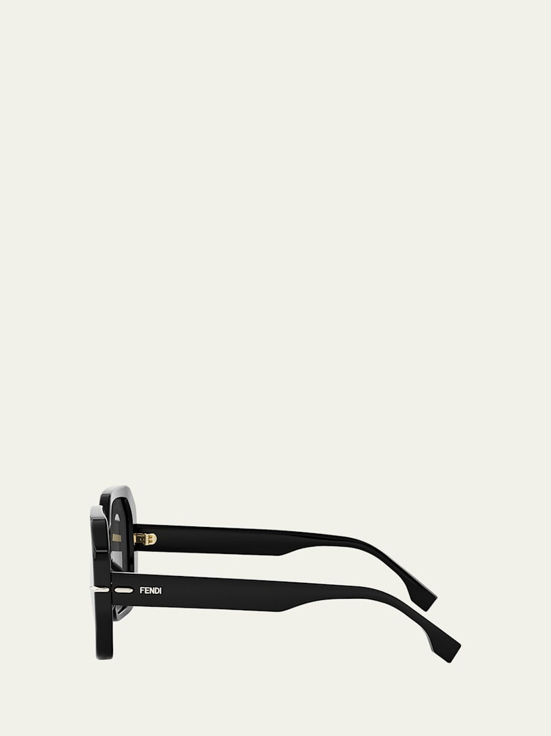 FENDI Selleria Square Acetate Sunglasses outlook