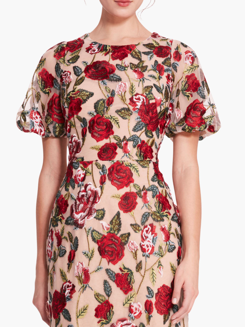 ROSES TULLE MIDI DRESS 4