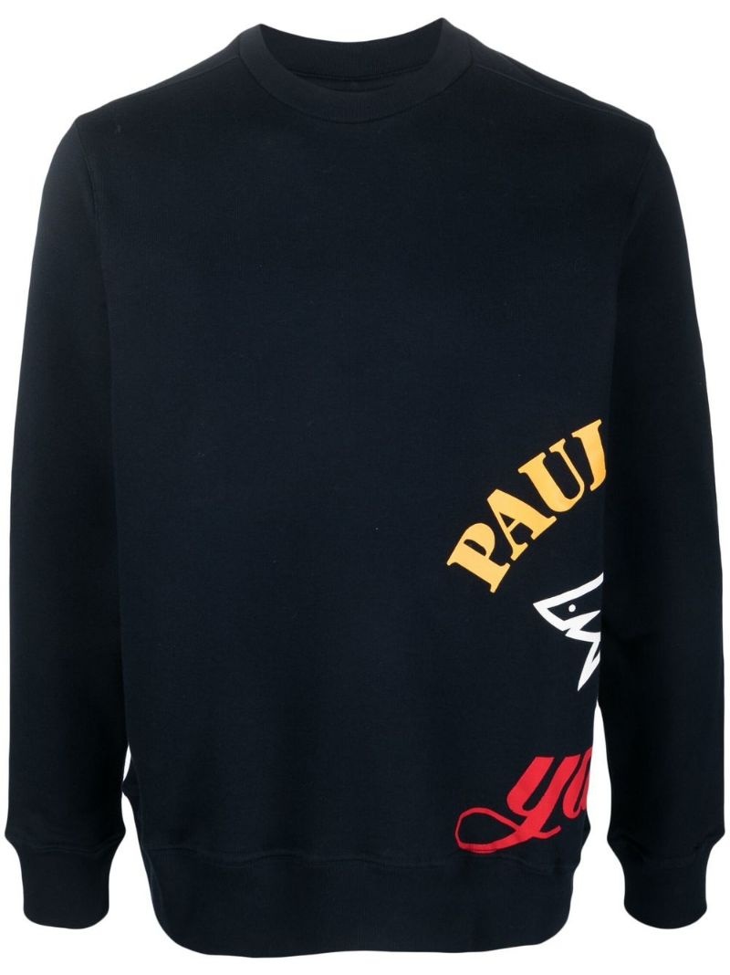 logo-print long-sleeve sweatshirt - 1