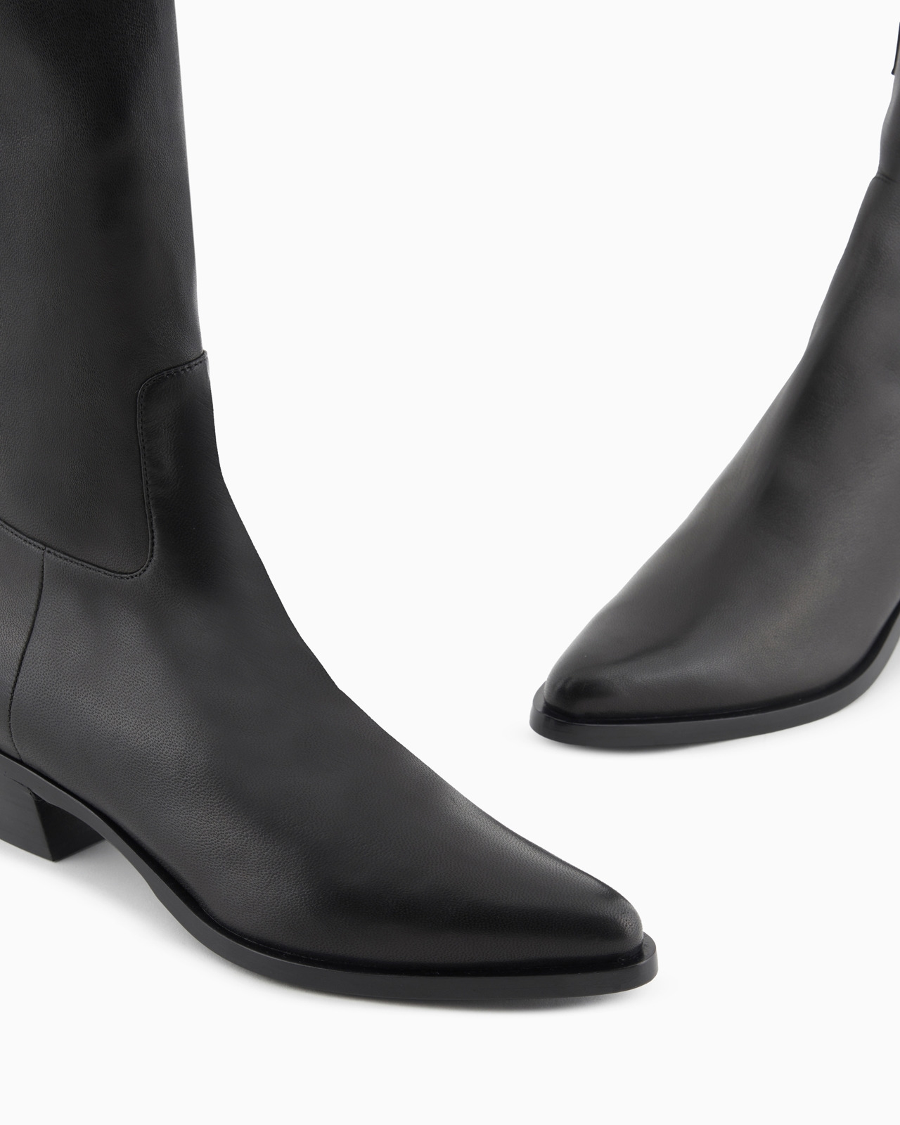 Stretch nappa-leather boots - 4