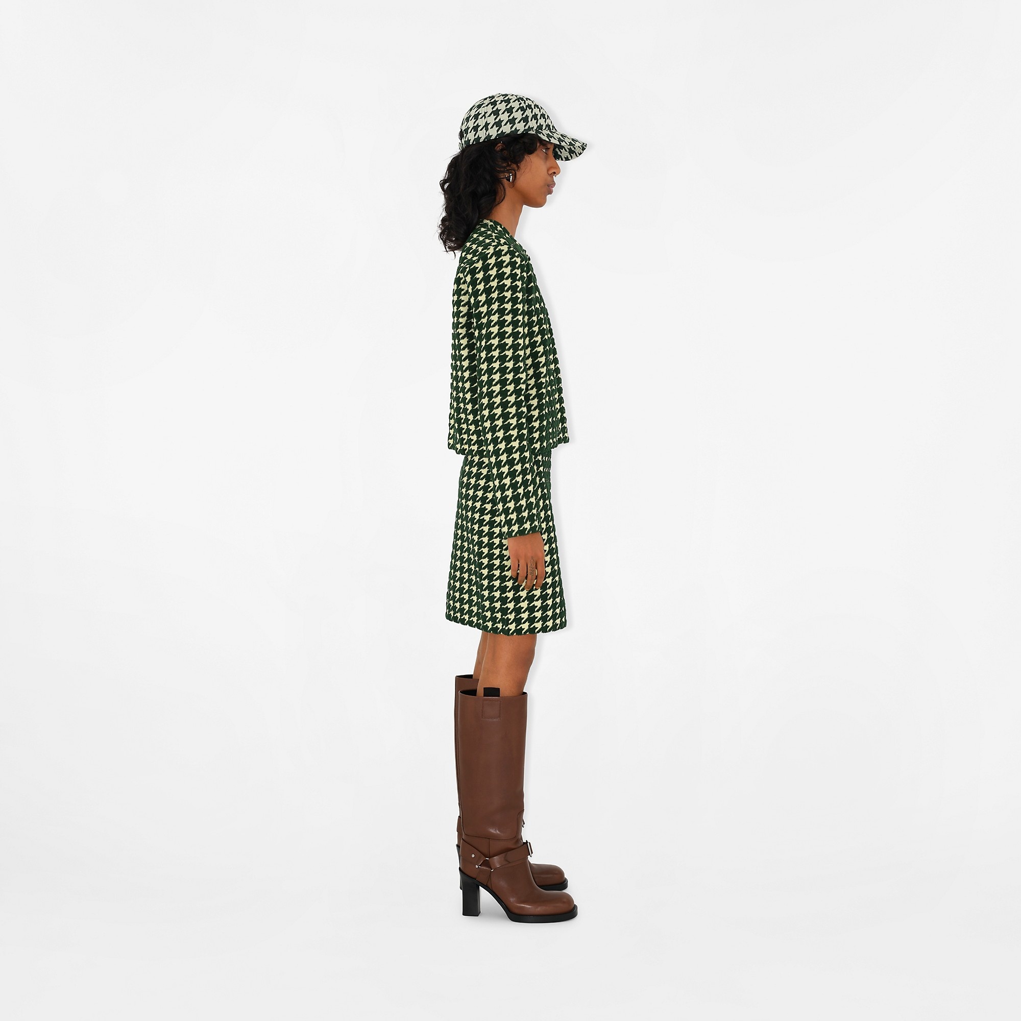Houndstooth Baseball Cap - 2