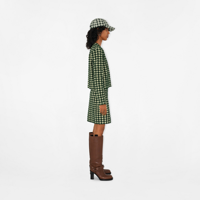 Burberry Houndstooth Baseball Cap outlook