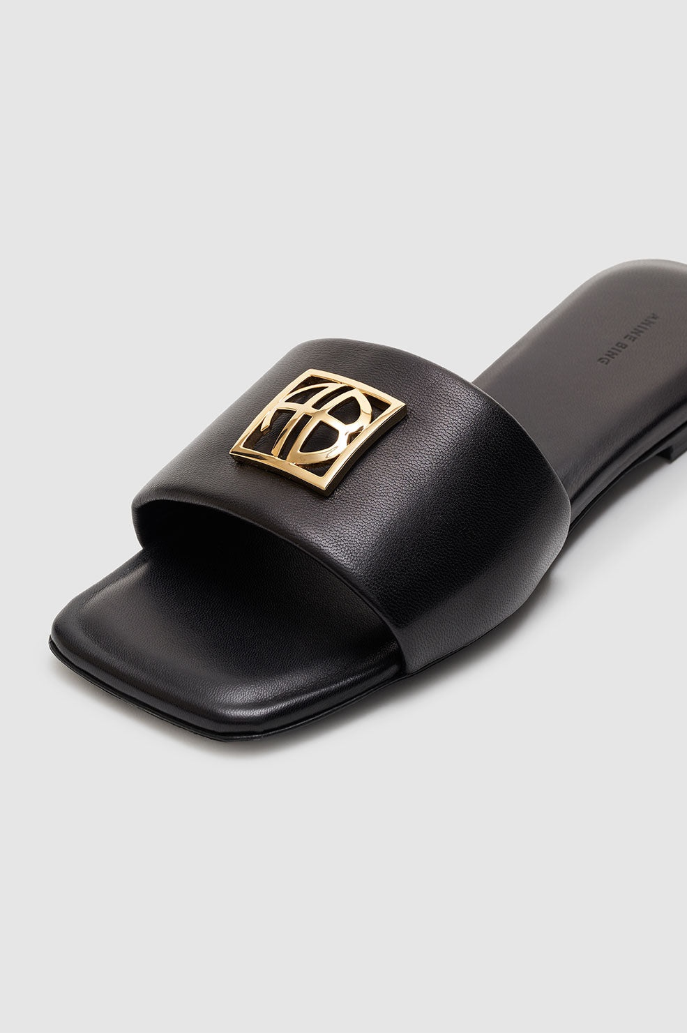 Ria Slides Monogram - Black - 5