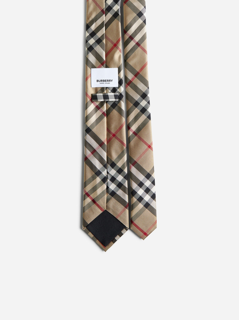 Burberry Maston check silk tie outlook