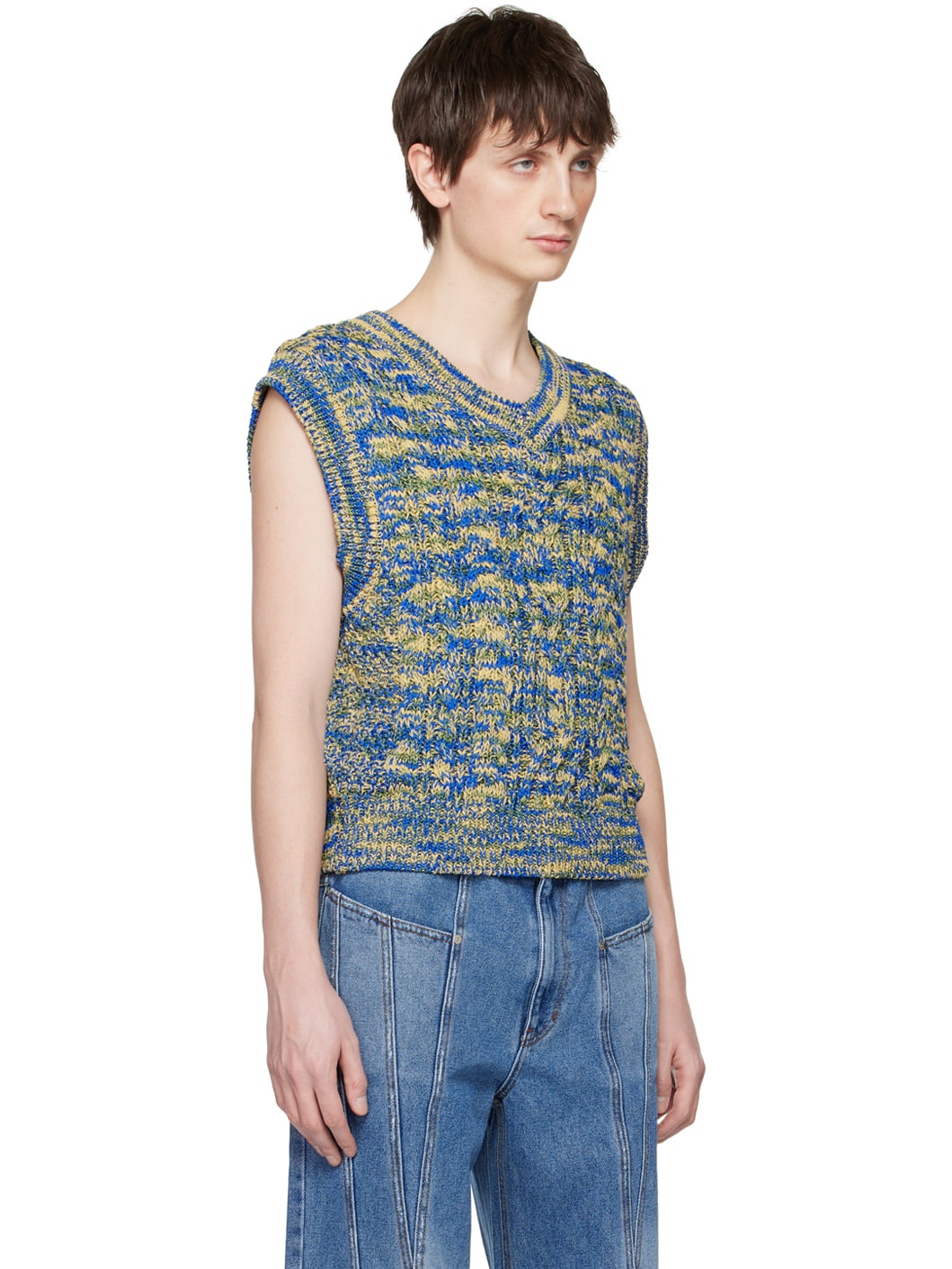 Blue & Yellow Otreto Vest - 2