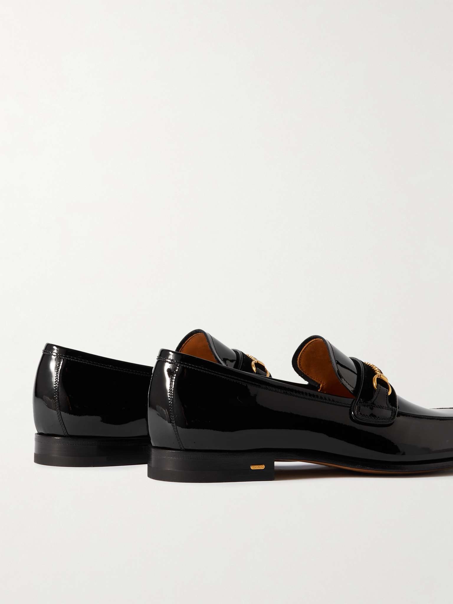 Bailey Embellished Patent-Leather Penny Loafers - 5