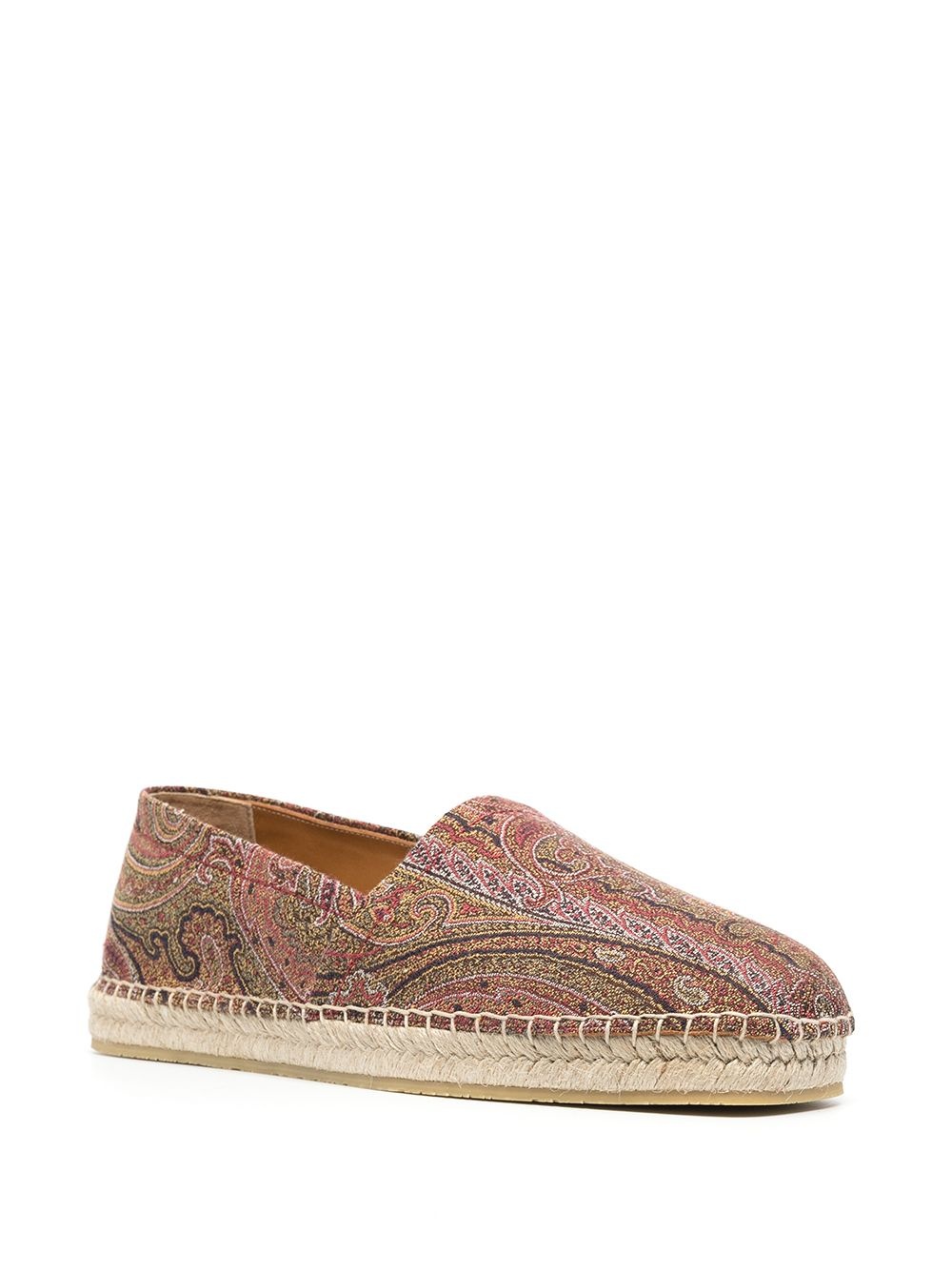 paisley print espadrilles - 2