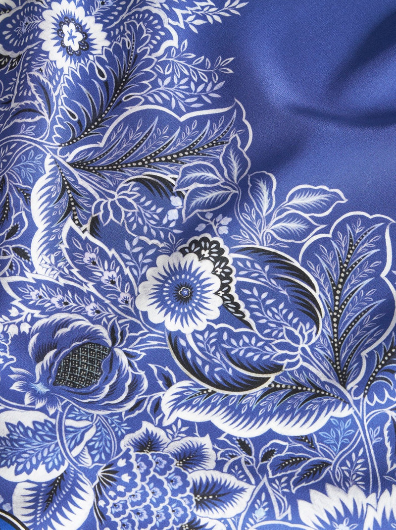 BOUQUET CREPE DE CHINE SHIRT 7