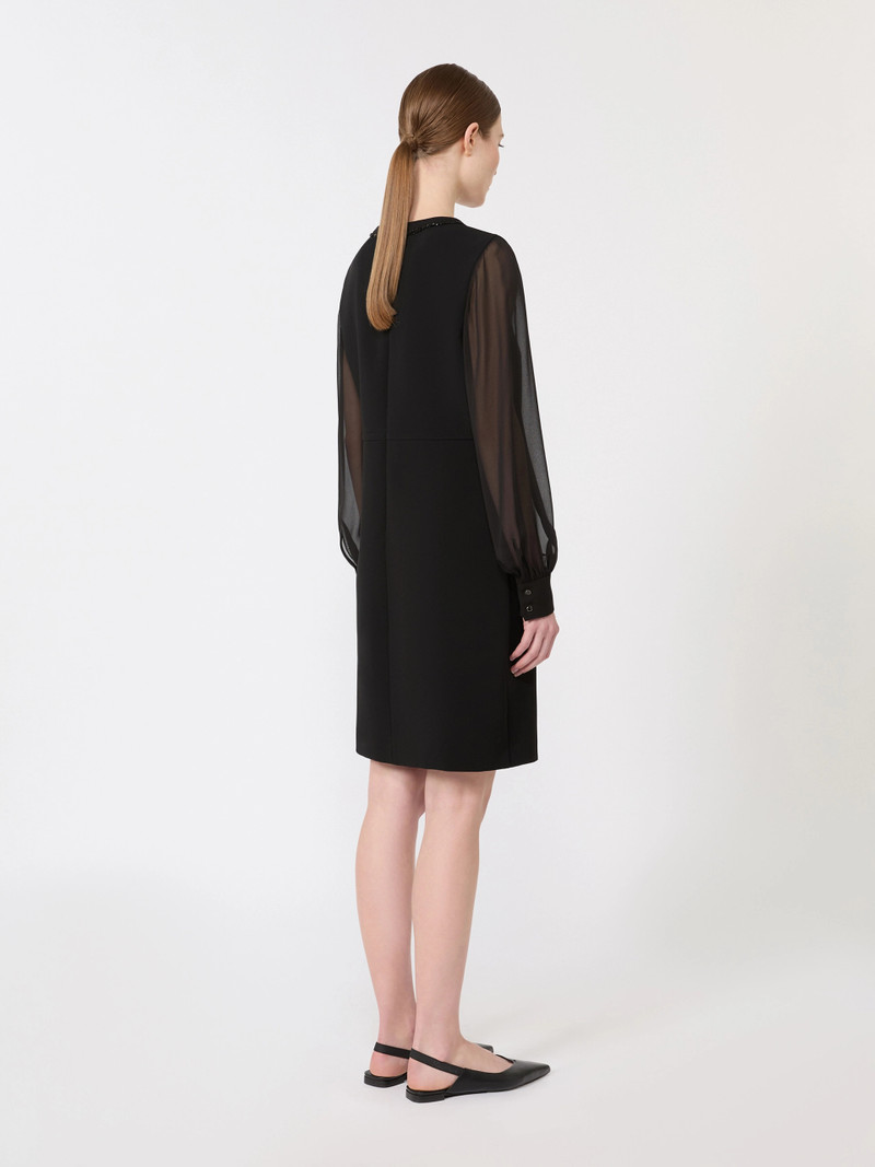 VOLTO Cady cocktail dress - BLACK 4