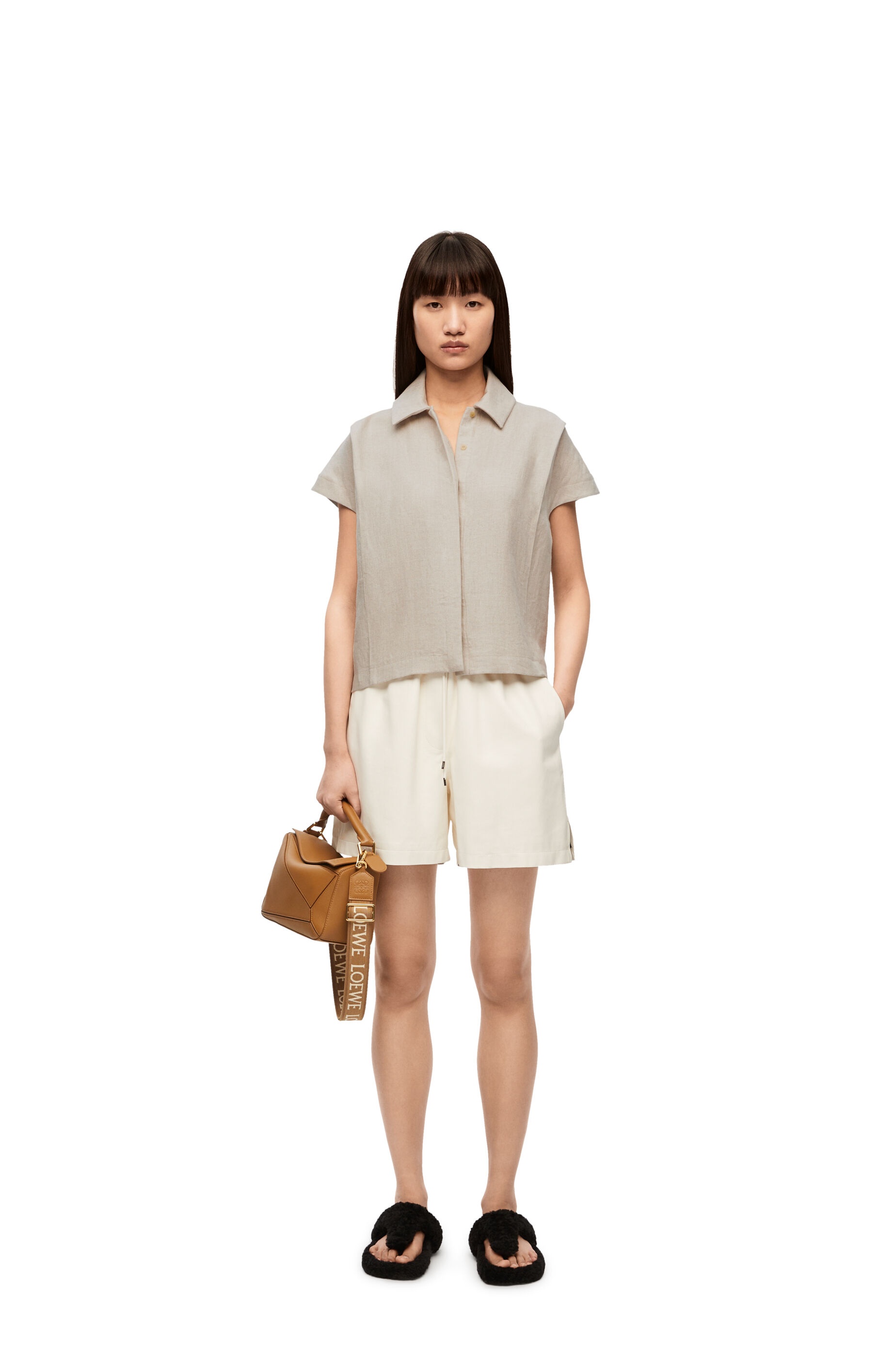 Boxy shirt in linen - 2